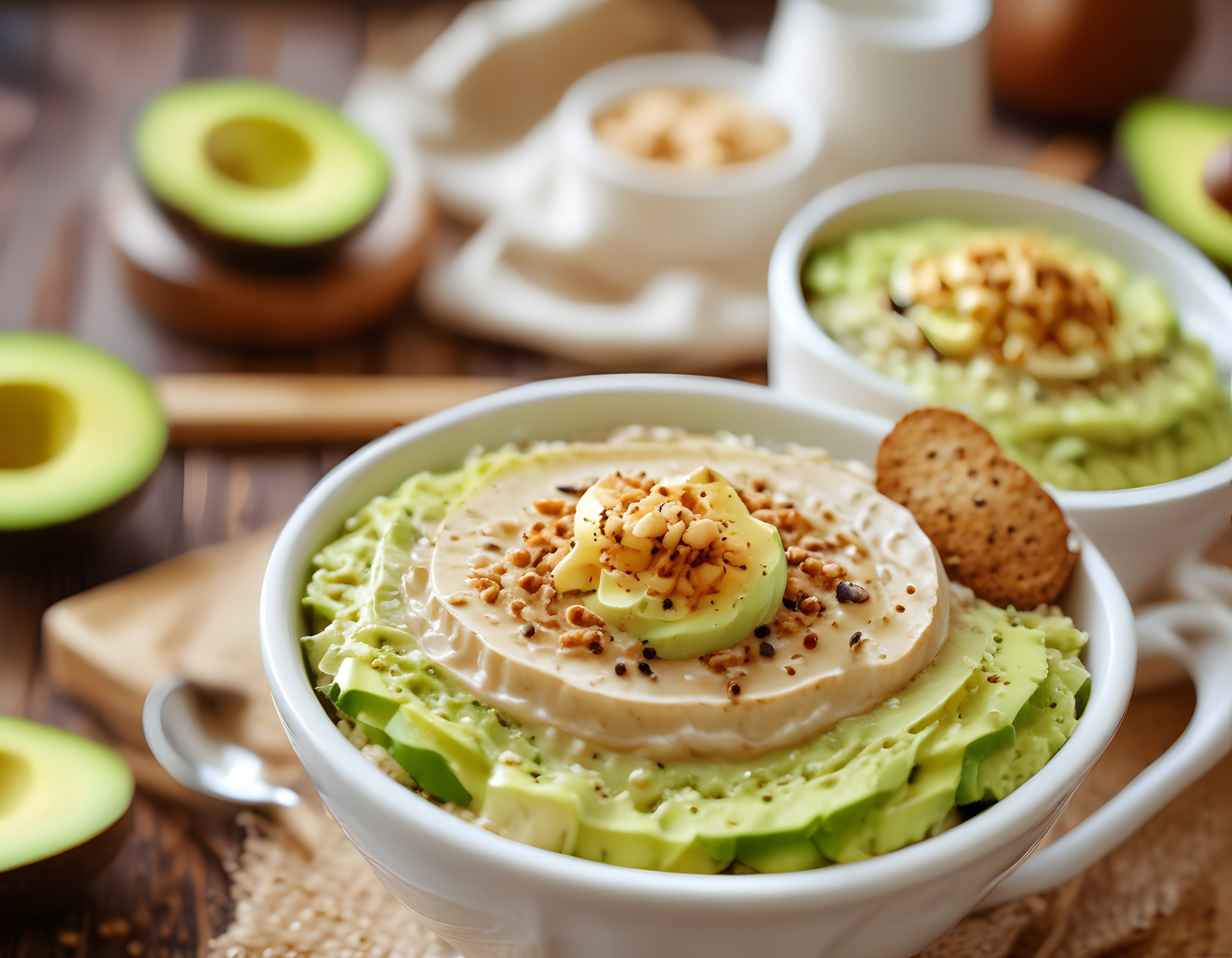 Taze Avokado Kasesi: Fındık Ezmeli Sağlıklı Vegan Kahvaltı Tarifi