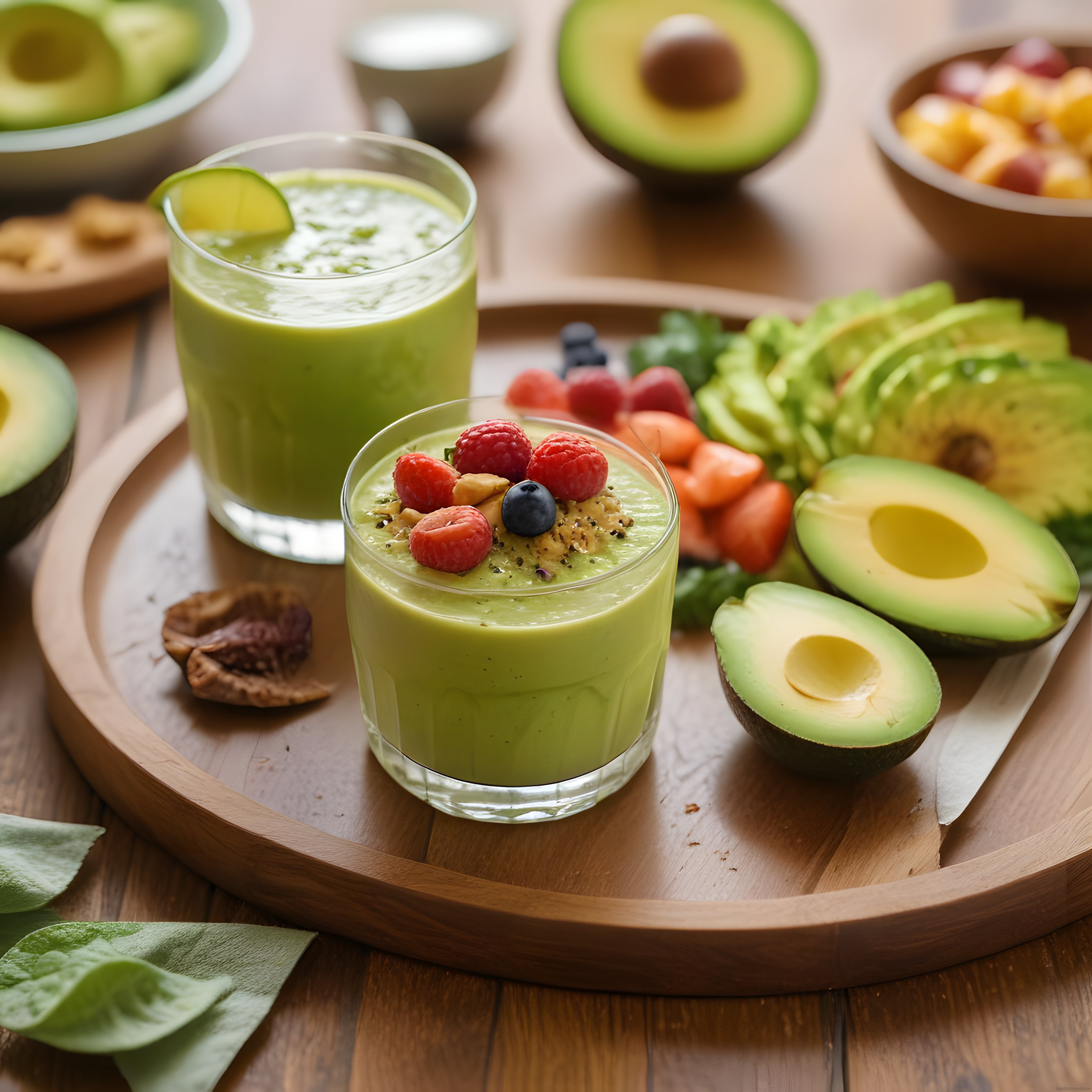 Taze Avokado Smoothie: Orman Meyveli Sağlıklı Yeşil İçecek Tarifi