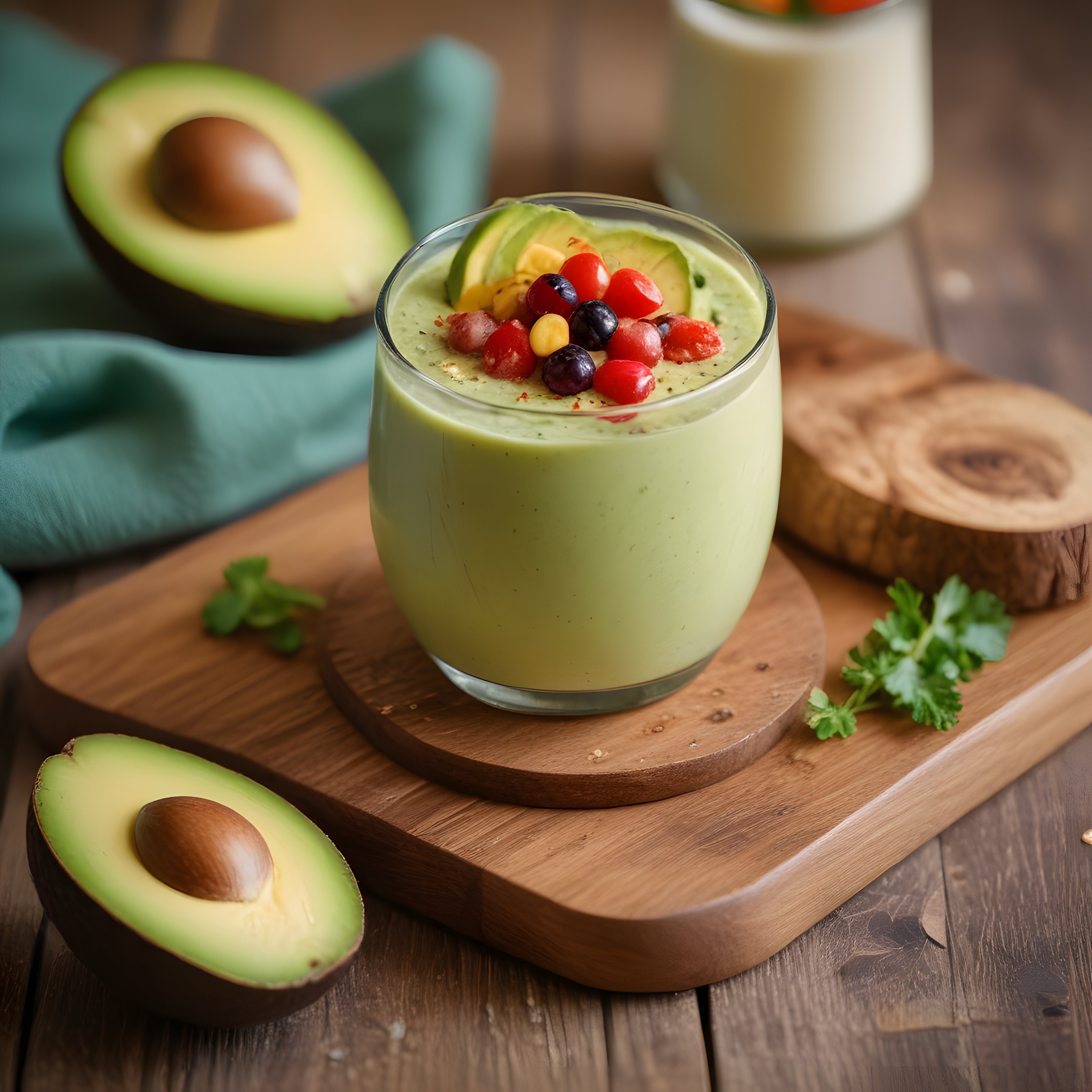 Taze Avokado ve Orman Meyveli Smoothie: Sağlıklı ve Lezzetli İçecek Tarifi