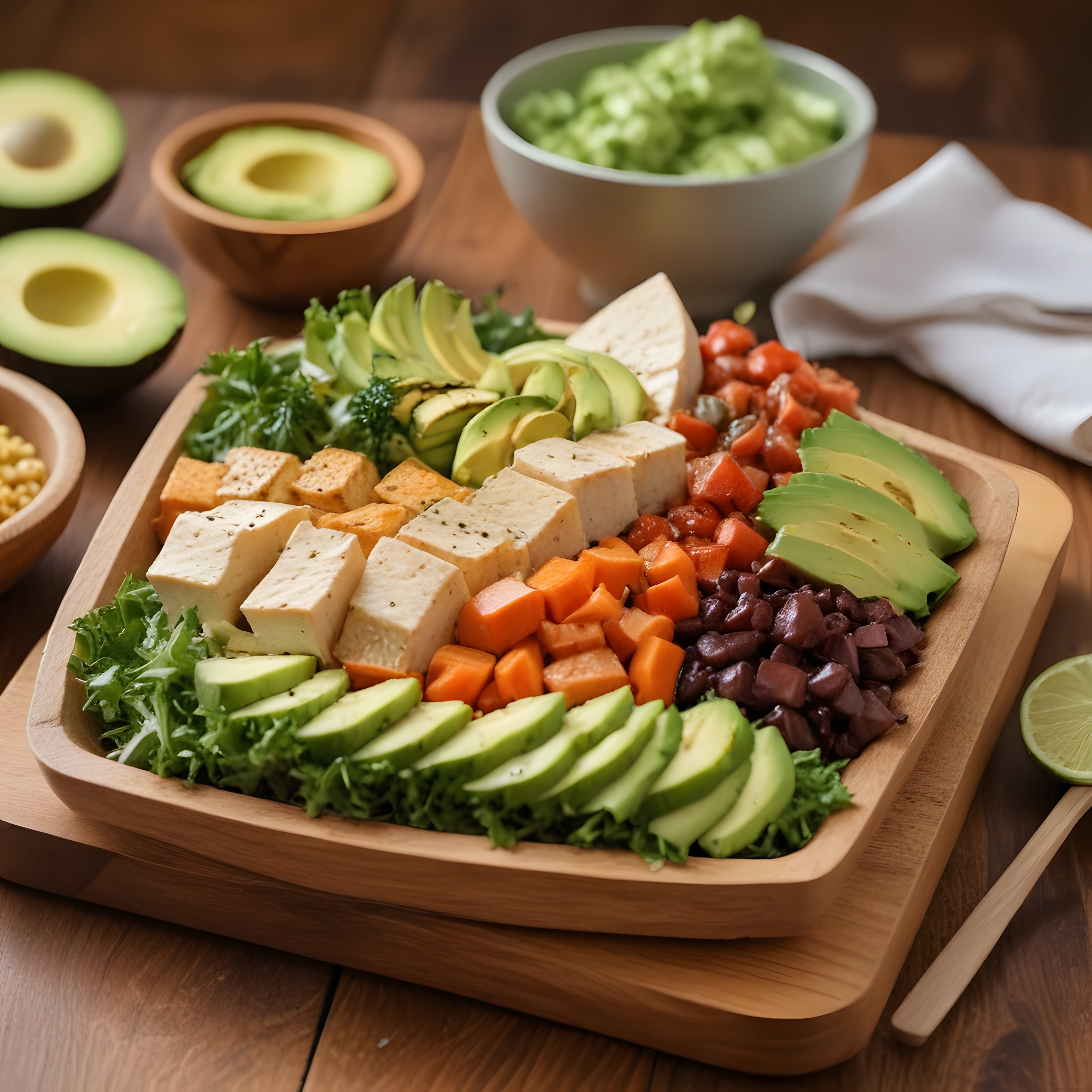 Taze Avokadolu ve Tofulu Vegan Buddha Bowl ile Sağlıklı Beslenme