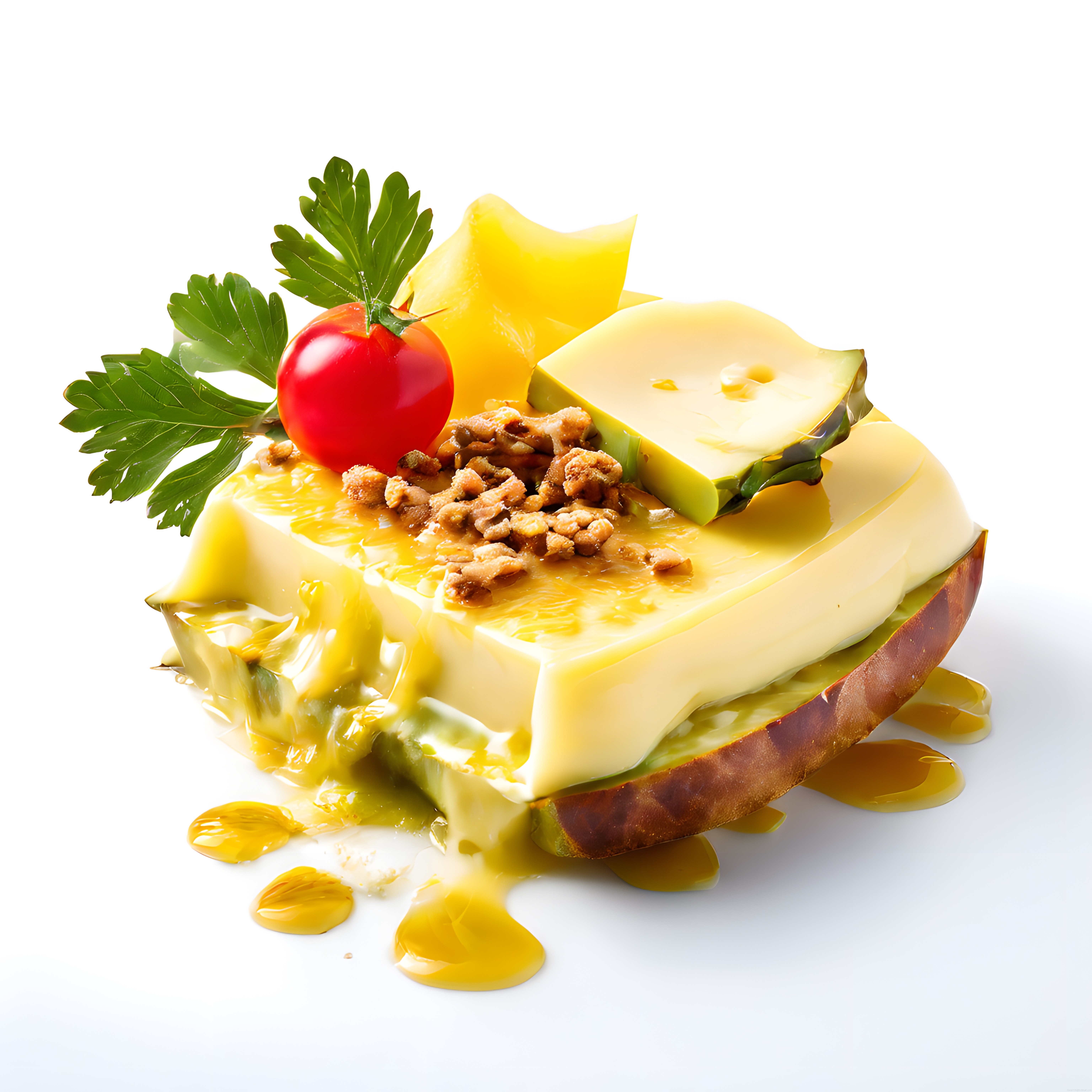 taze avokatlı erimiş peynirli domatesli nefis kahvaltılık bruschetta tarifi
