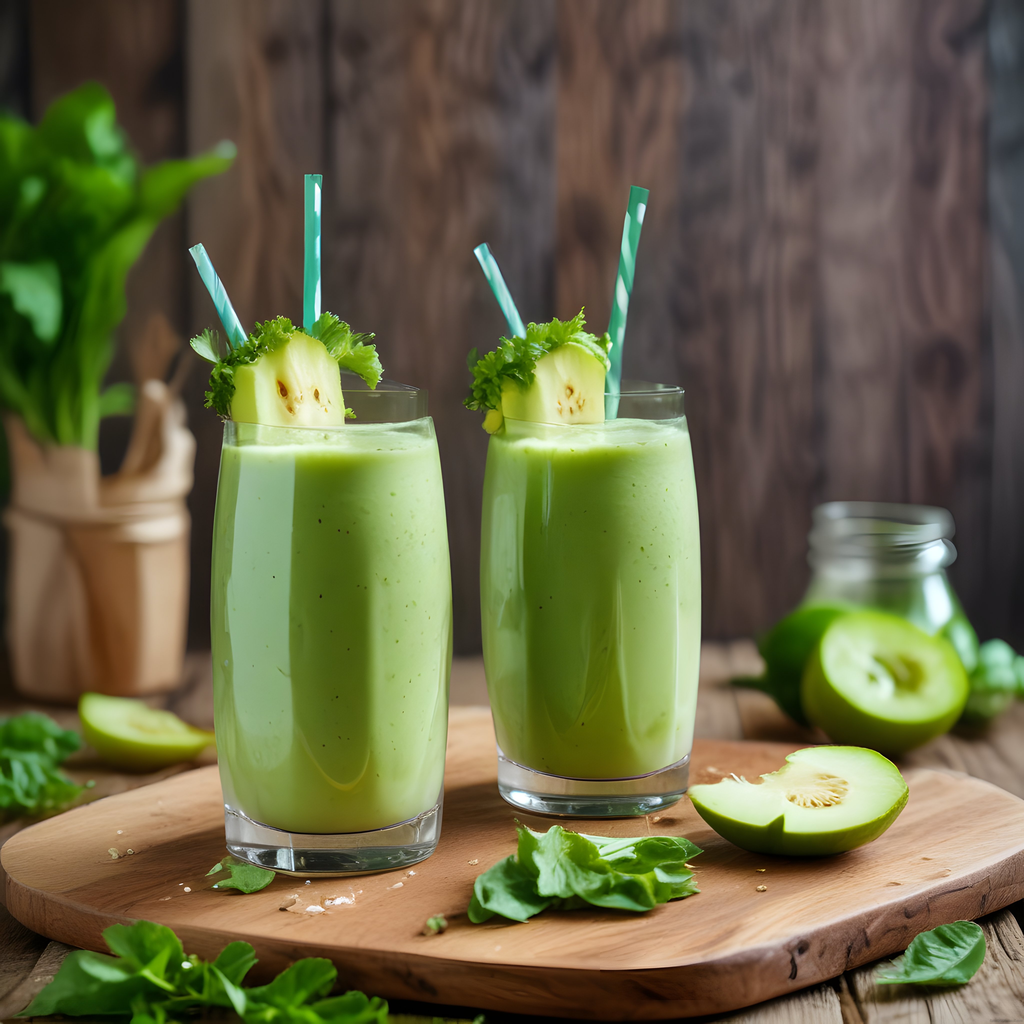 Taze Avokatlı Yeşil Smoothie: Sağlıklı ve Lezzetli Ev Yapımı İçecek