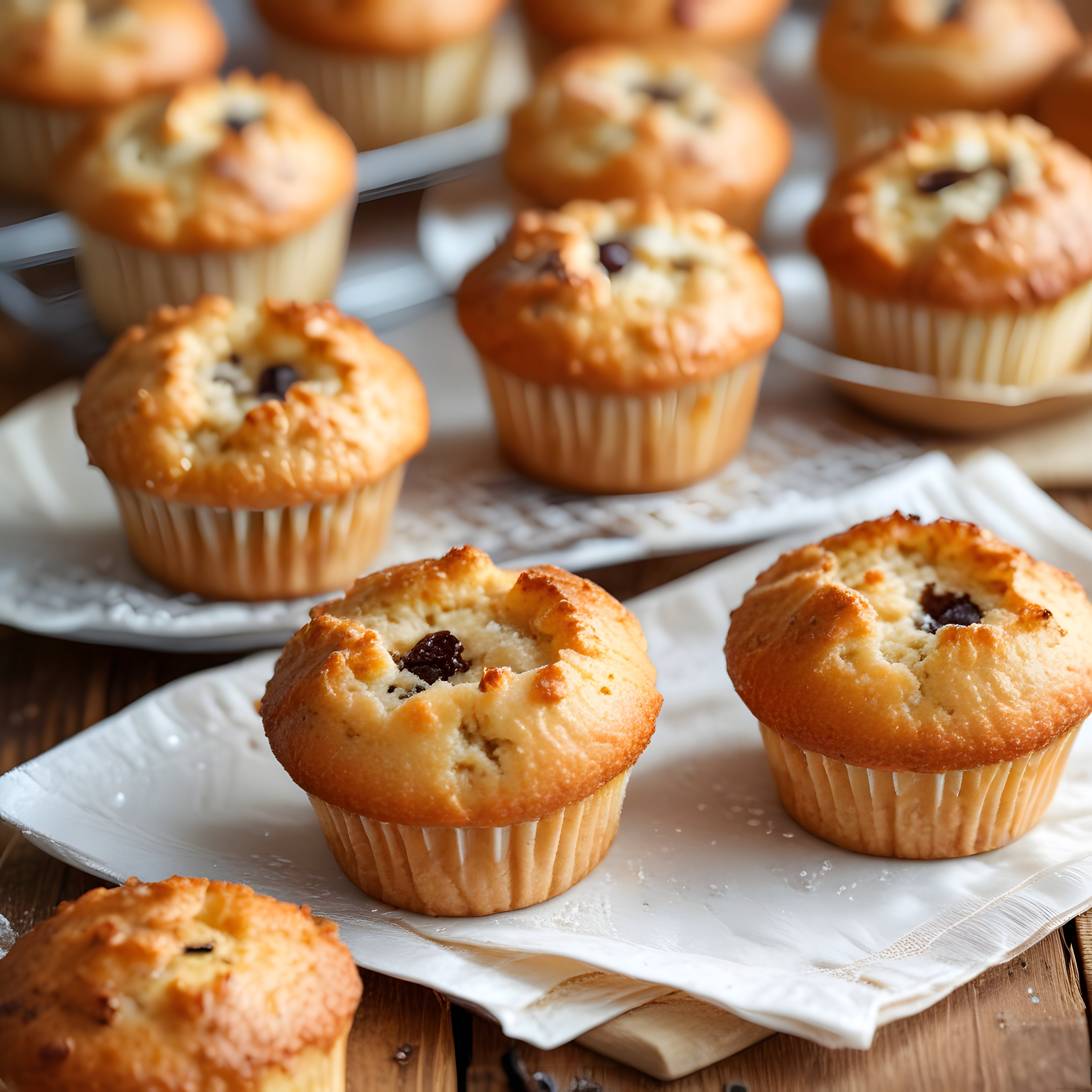 Taze Çikolatalı Muffinler: Fırından Yeni Çıkmış, Yumuşacık Kekler