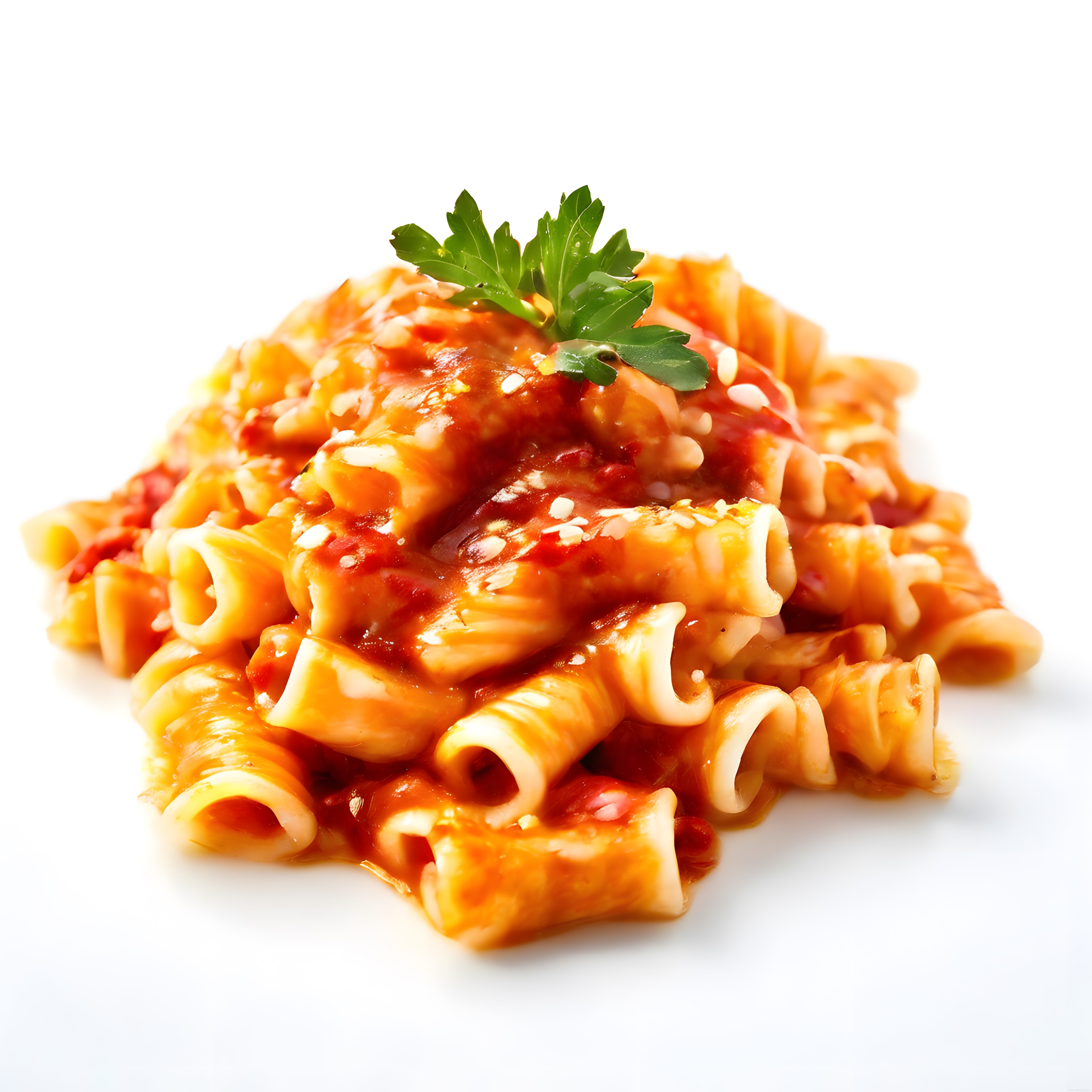 Taze Domates Soslu Tagliatelle Makarna ve Parmesan Peyniri ile İtalyan Lezzeti