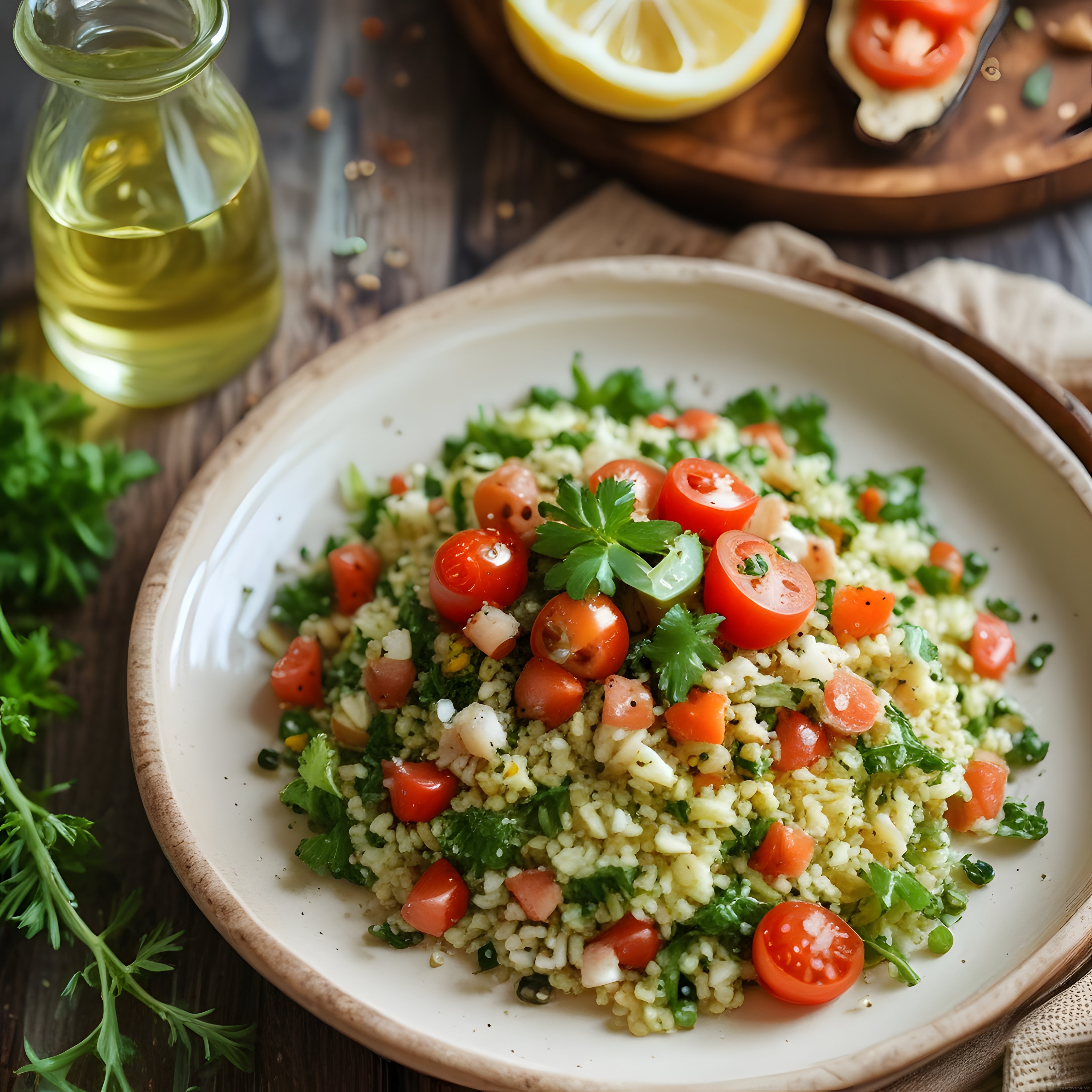 Taze domates ve kuskus salatası: zeytinyağlı sağlıklı yaz tarifi