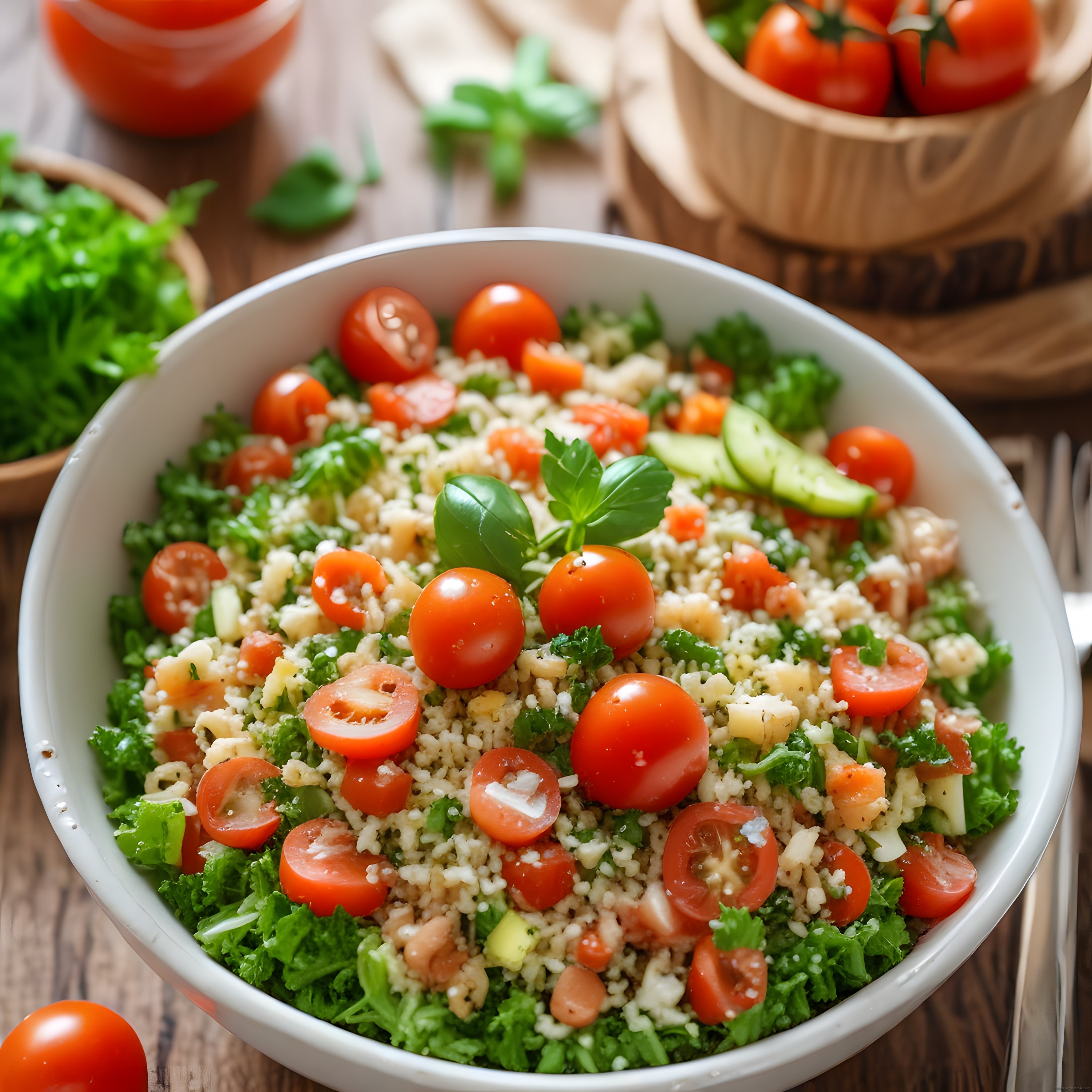 Taze Domatesli Kuskus Salatası: Sağlıklı ve Lezzetli Yaz Tarifi