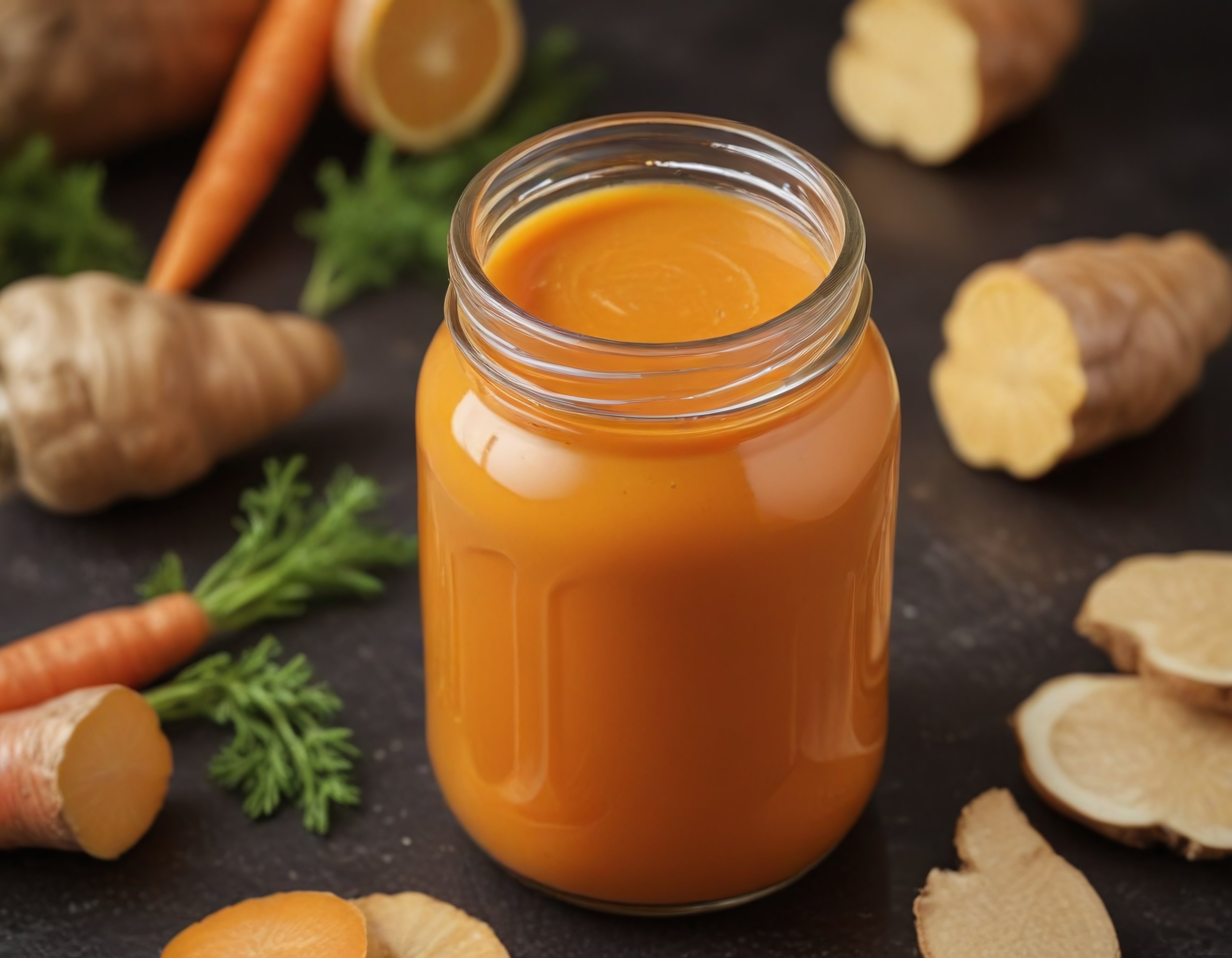 Taze Havuç Zencefil ve Limon Suyu ile Evde Hazırlanan Doğal Detoks İçeceği