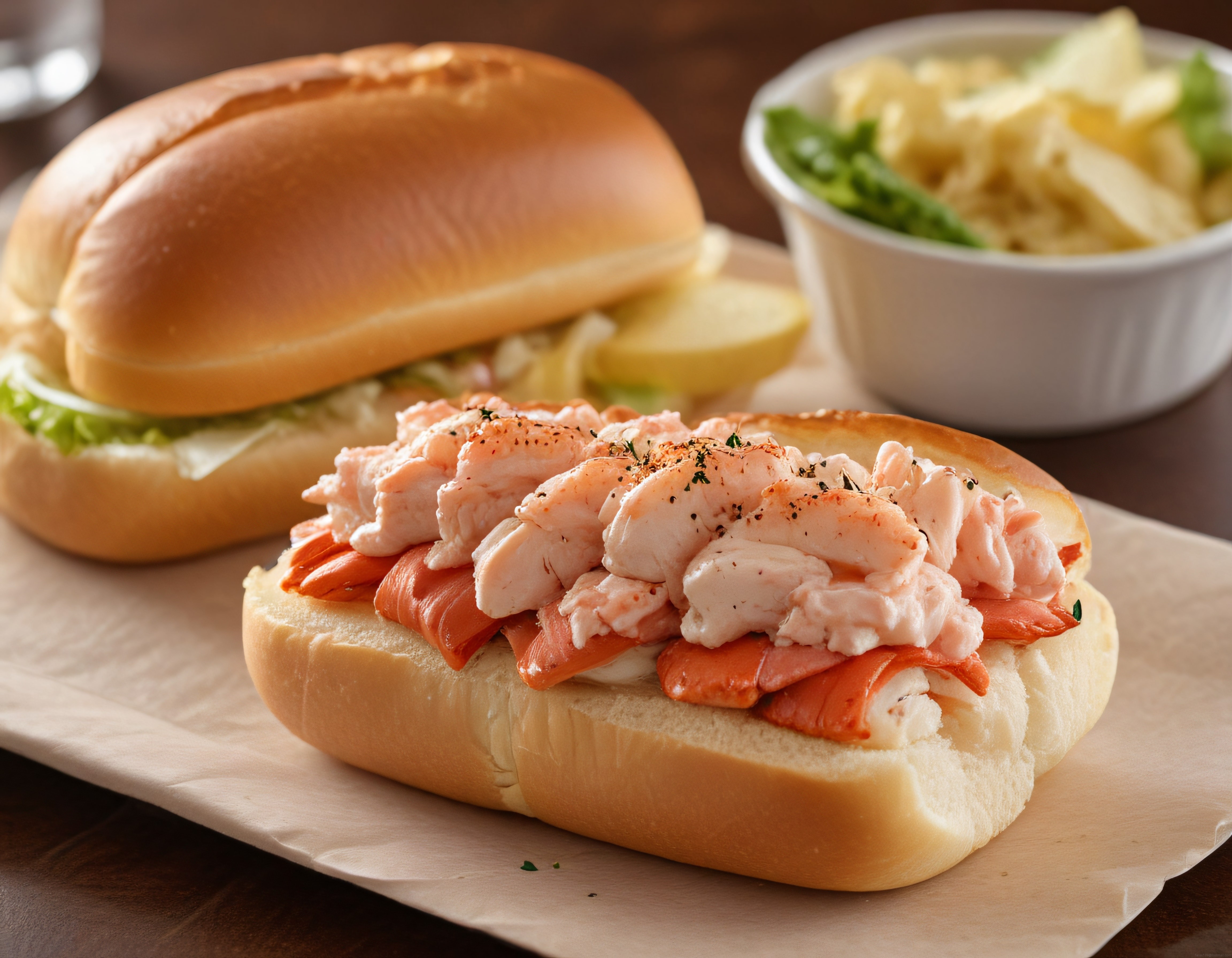 Taze ıstakoz dolgulu sandviç ekmeği: Ev yapımı lobster roll tarifi ve sunum
