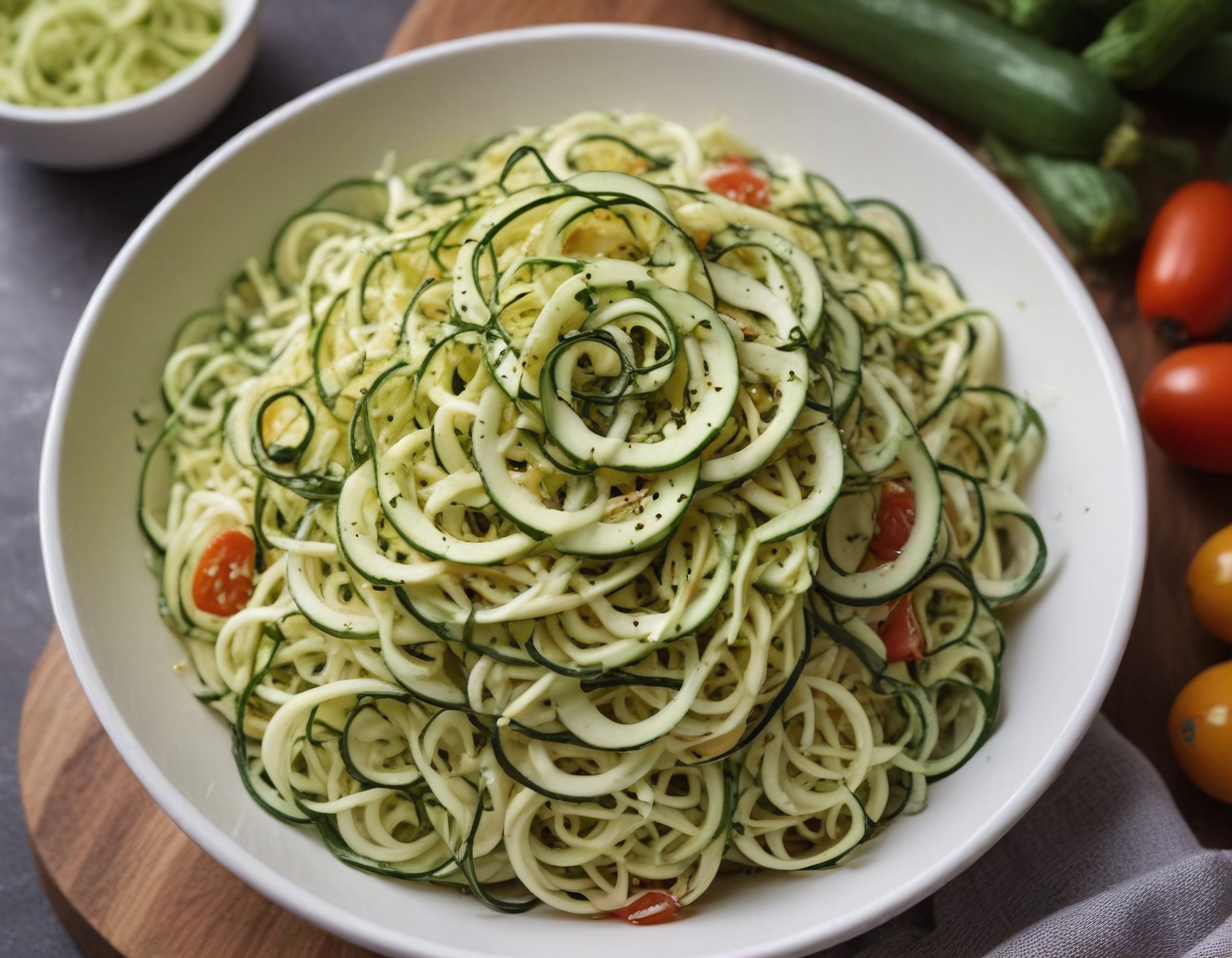Taze Kabak Spagetti ile Sağlıklı ve Renkli Vegan Makarna Tarifi