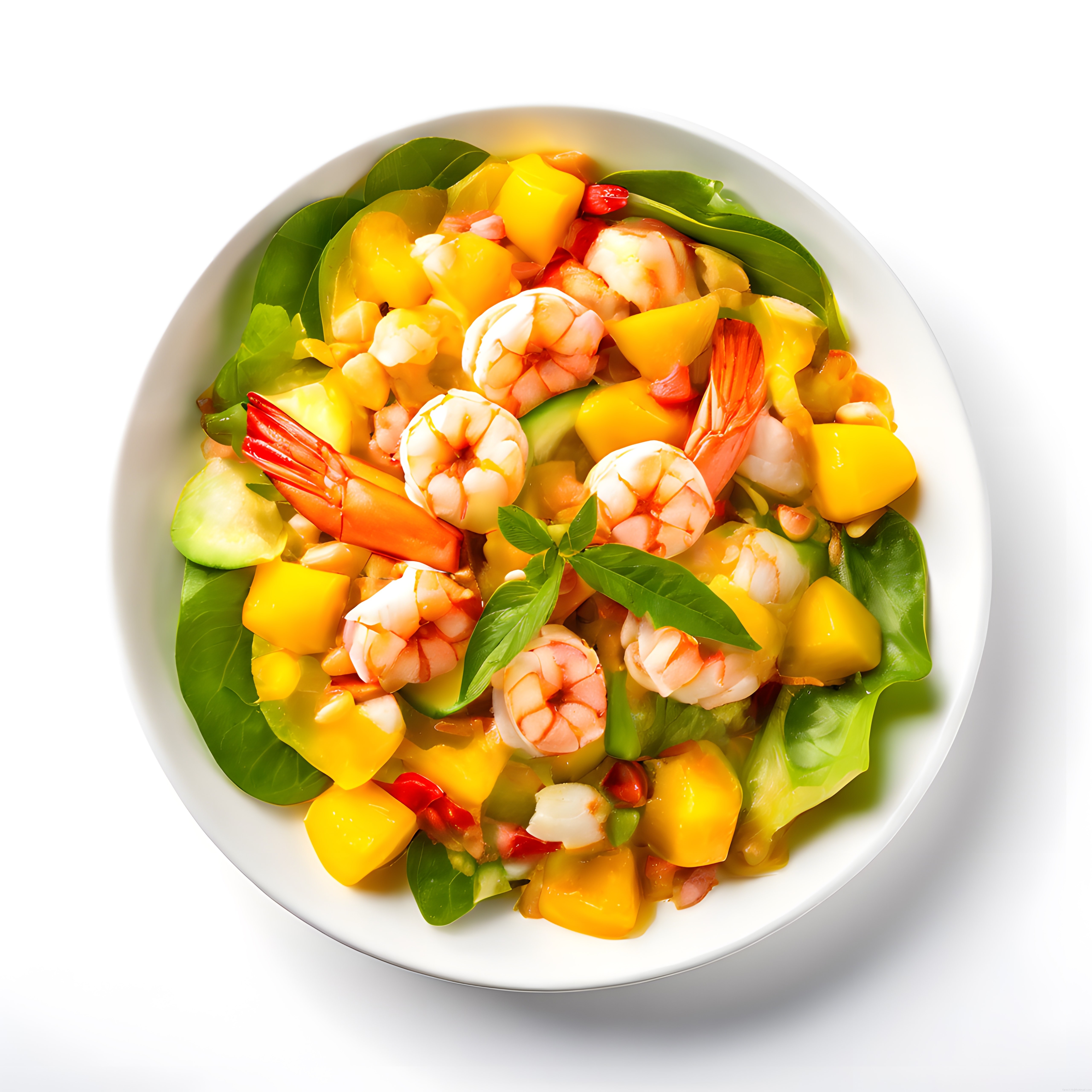 Taze Karides ve Mango Salatası: Sağlıklı ve Lezzetli Akdeniz Tarifi