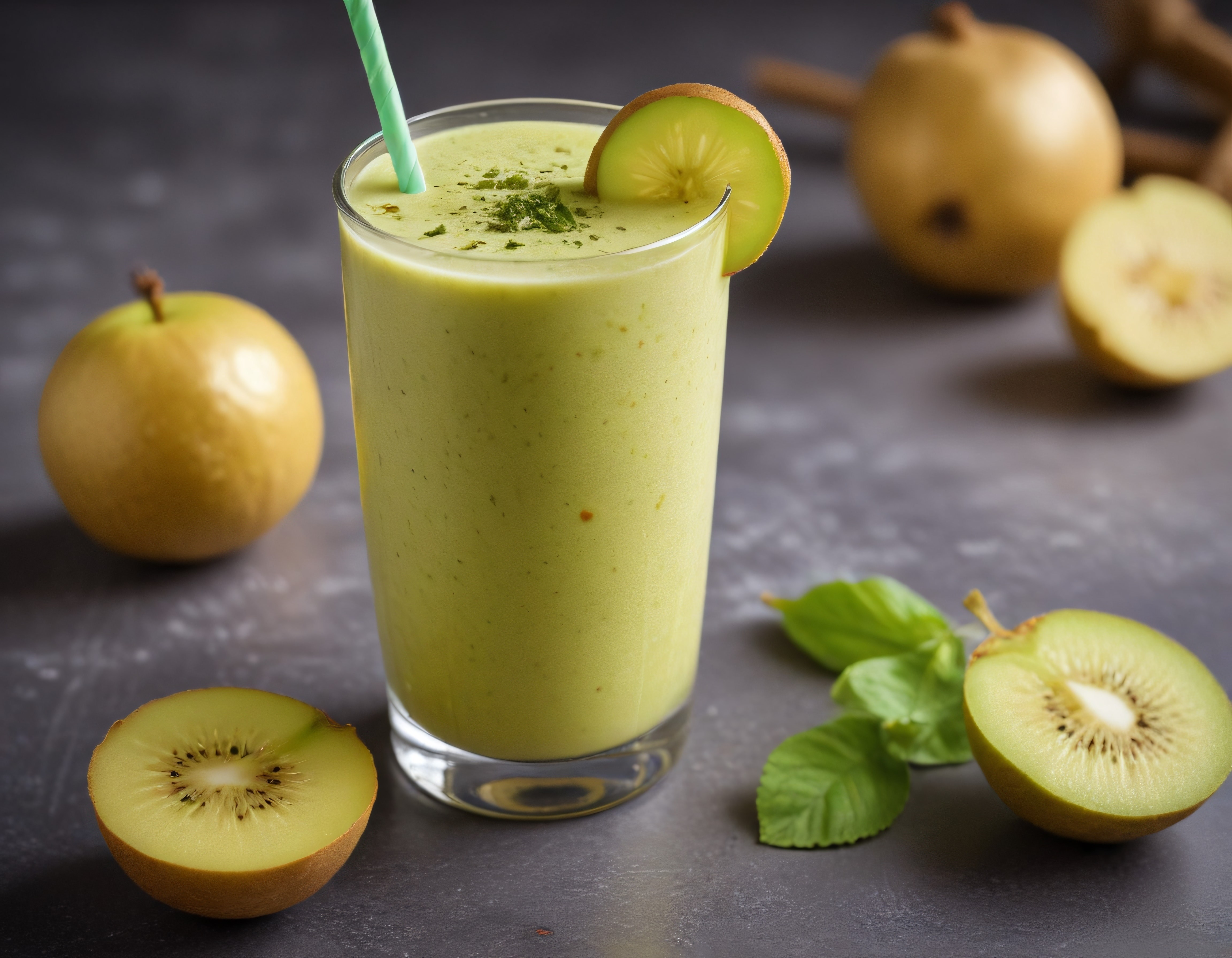 Taze Kivili Yeşil Smoothie Tarifi: Vitamin Deposu Sağlıklı İçecek