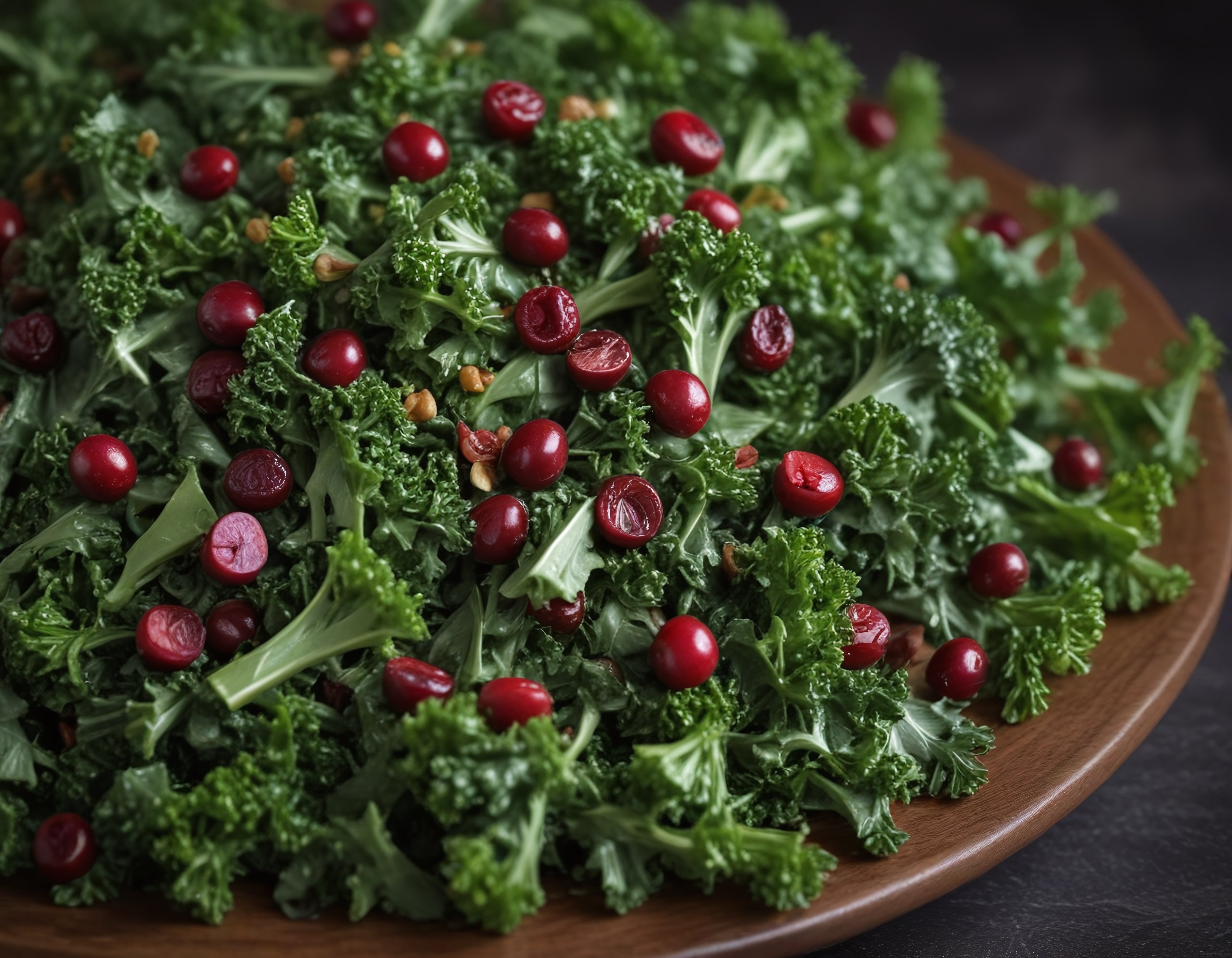 Taze Kıvırcık ve Yaban Mersini Salatası: Sağlıklı ve Renkli Bir Öğün