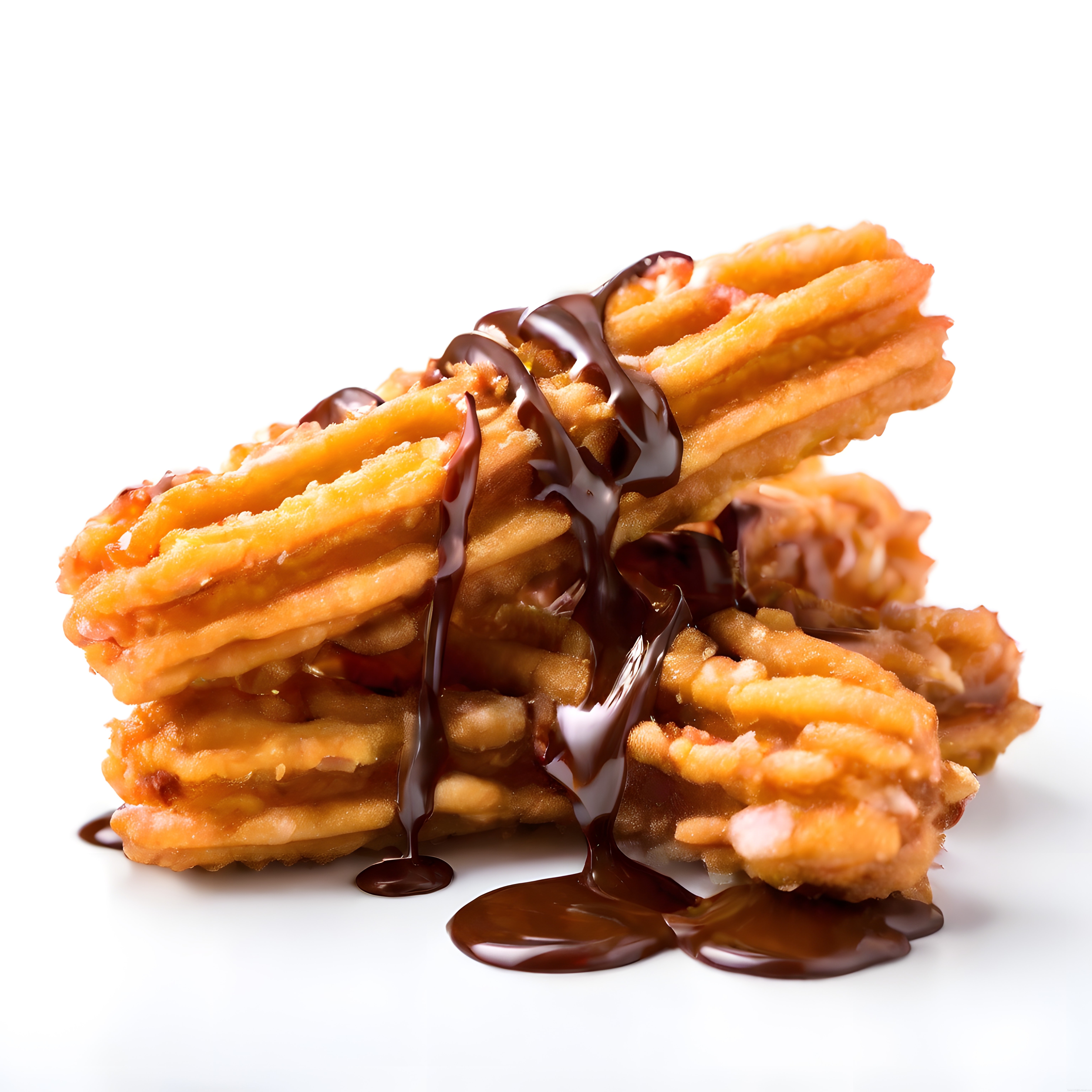 Taze Kızarmış Churros Üzerine Akışkan Çikolata Sosu ile Eşsiz Tatlı Keyfi