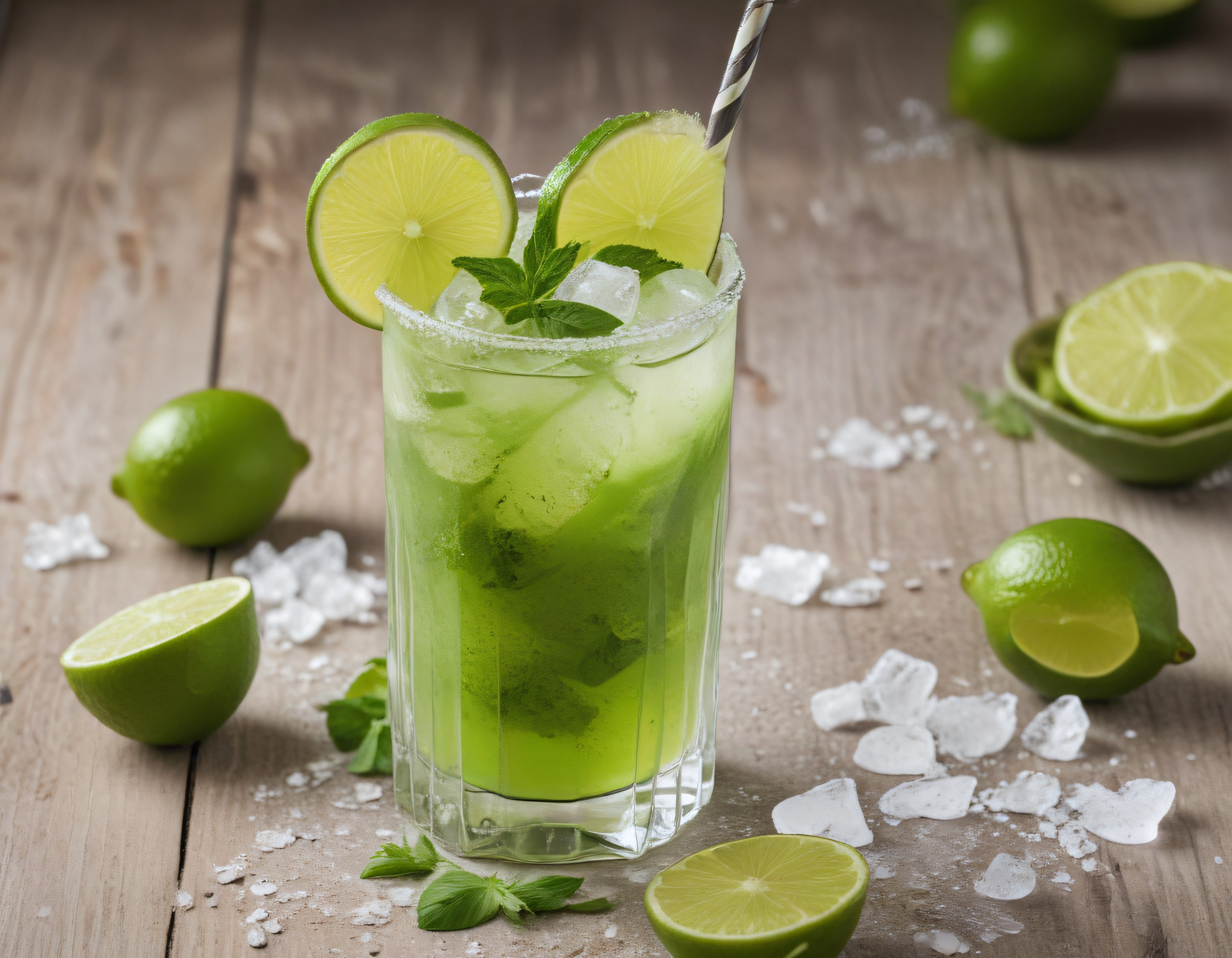 Taze Limon ve Nane Yapraklarıyla Hazırlanan Serinletici Yaz İçeceği