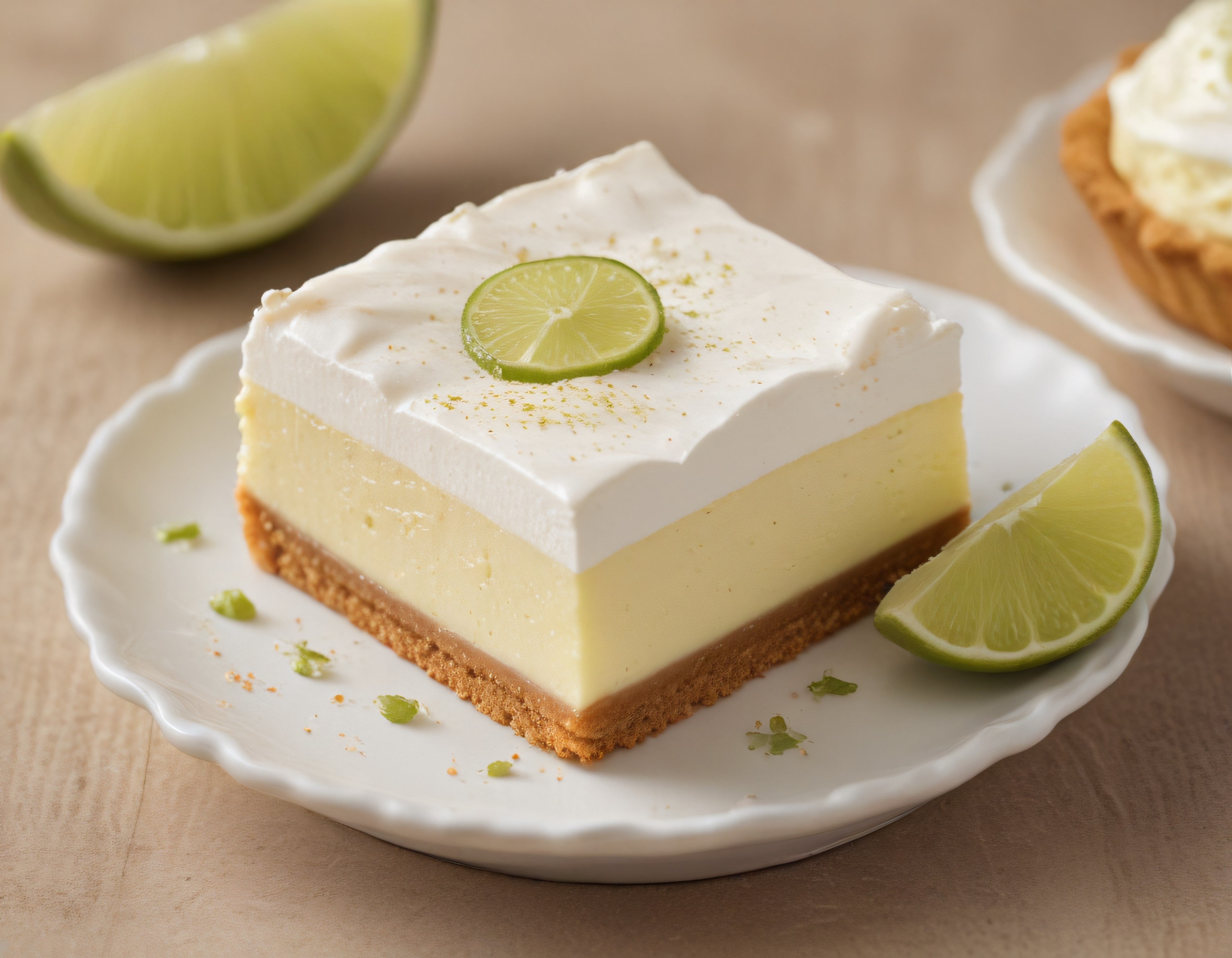 Taze Limonlu Cheesecake Dilimi: Kremalı ve Ferahlatıcı Yaz Tatlısı