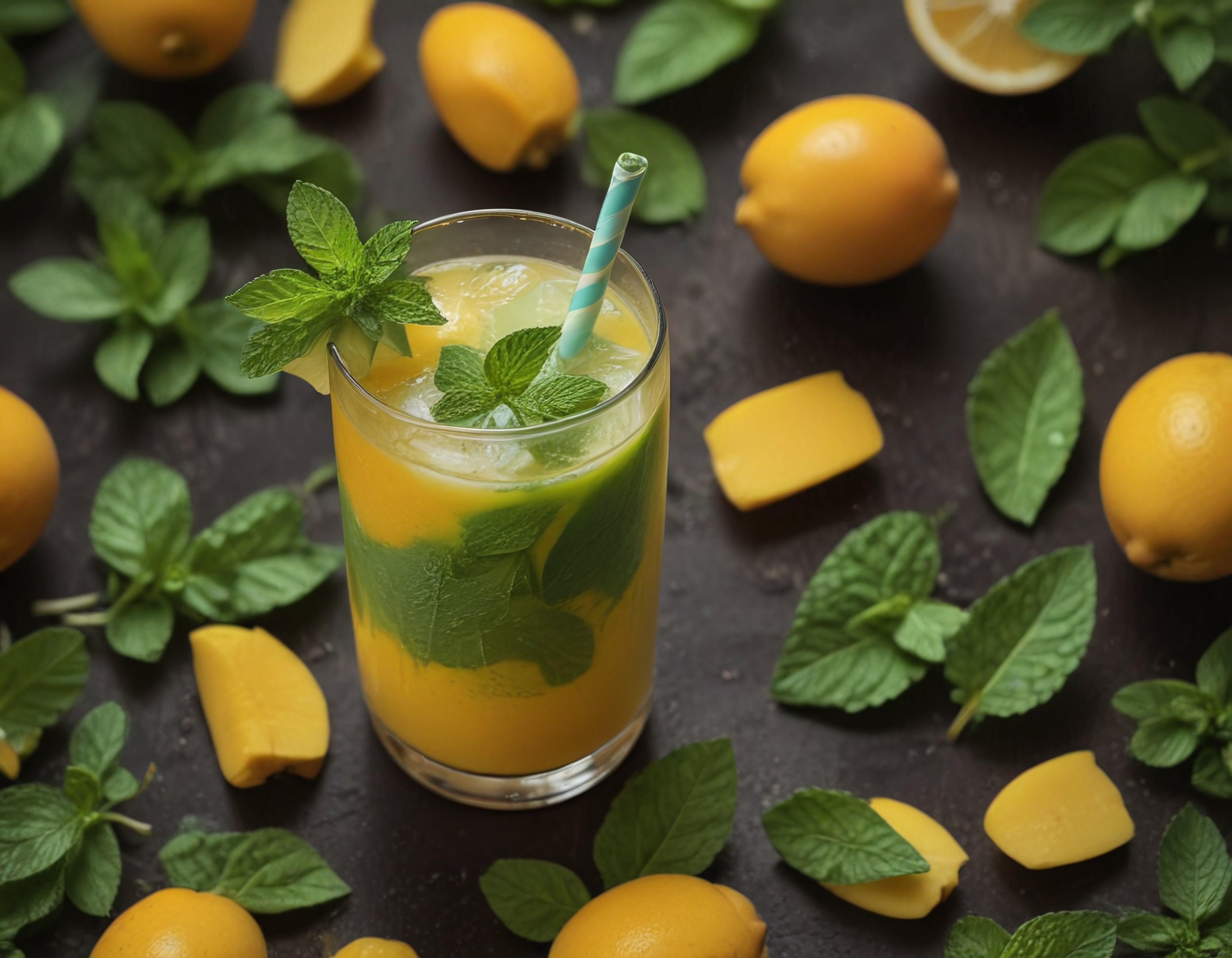 Taze Mango Naneli Limonata: Yaz Günlerine Serinleten Ev Yapımı İçecek Tarifi