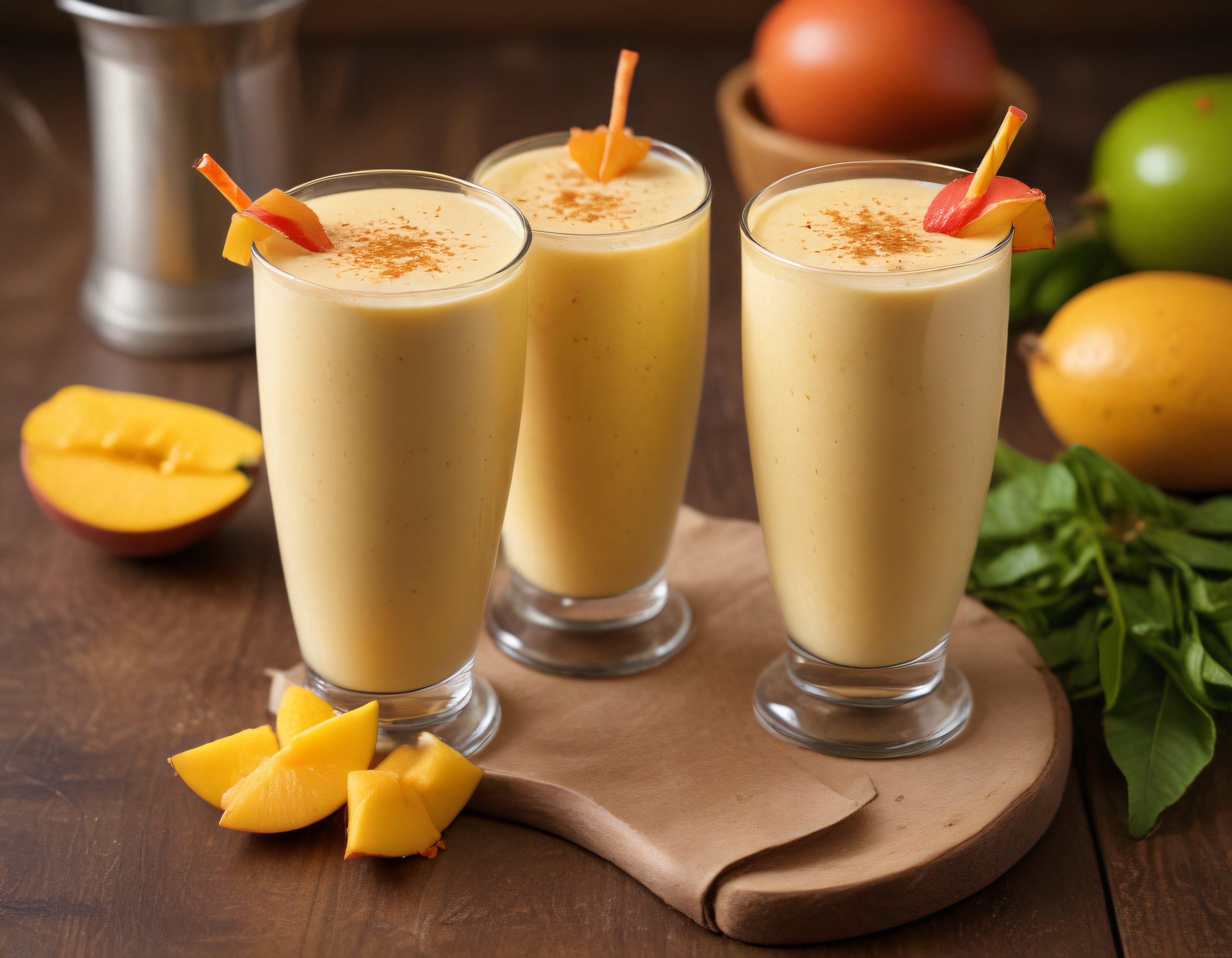Taze Mango Smoothie: Yaz Günlerine Ferahlık Katan Sütlü İçecek Tarifi