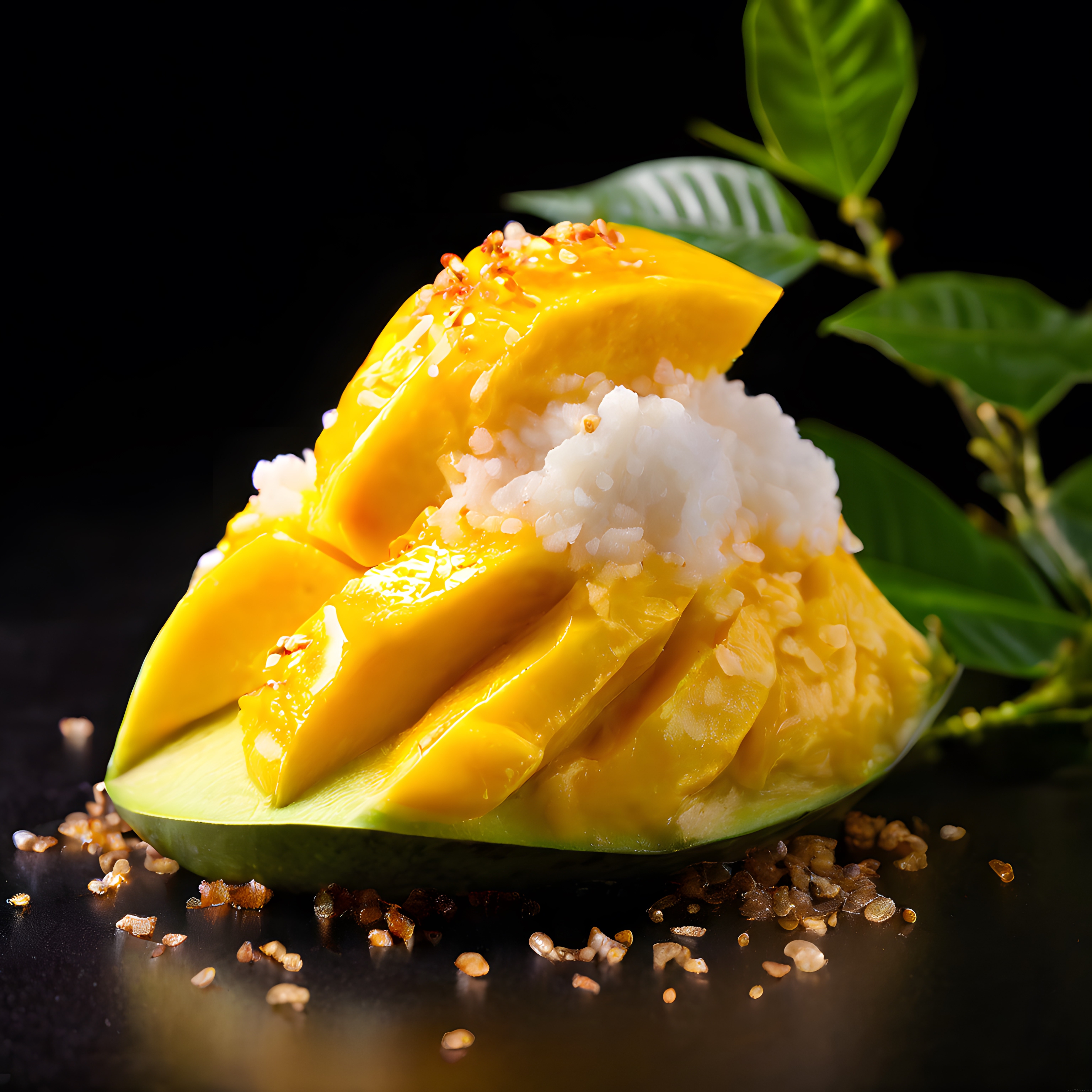 Taze Mango ve Yapışkan Pirinç: Tayland'ın Efsane Khao Niao Mamuang Tatlısı