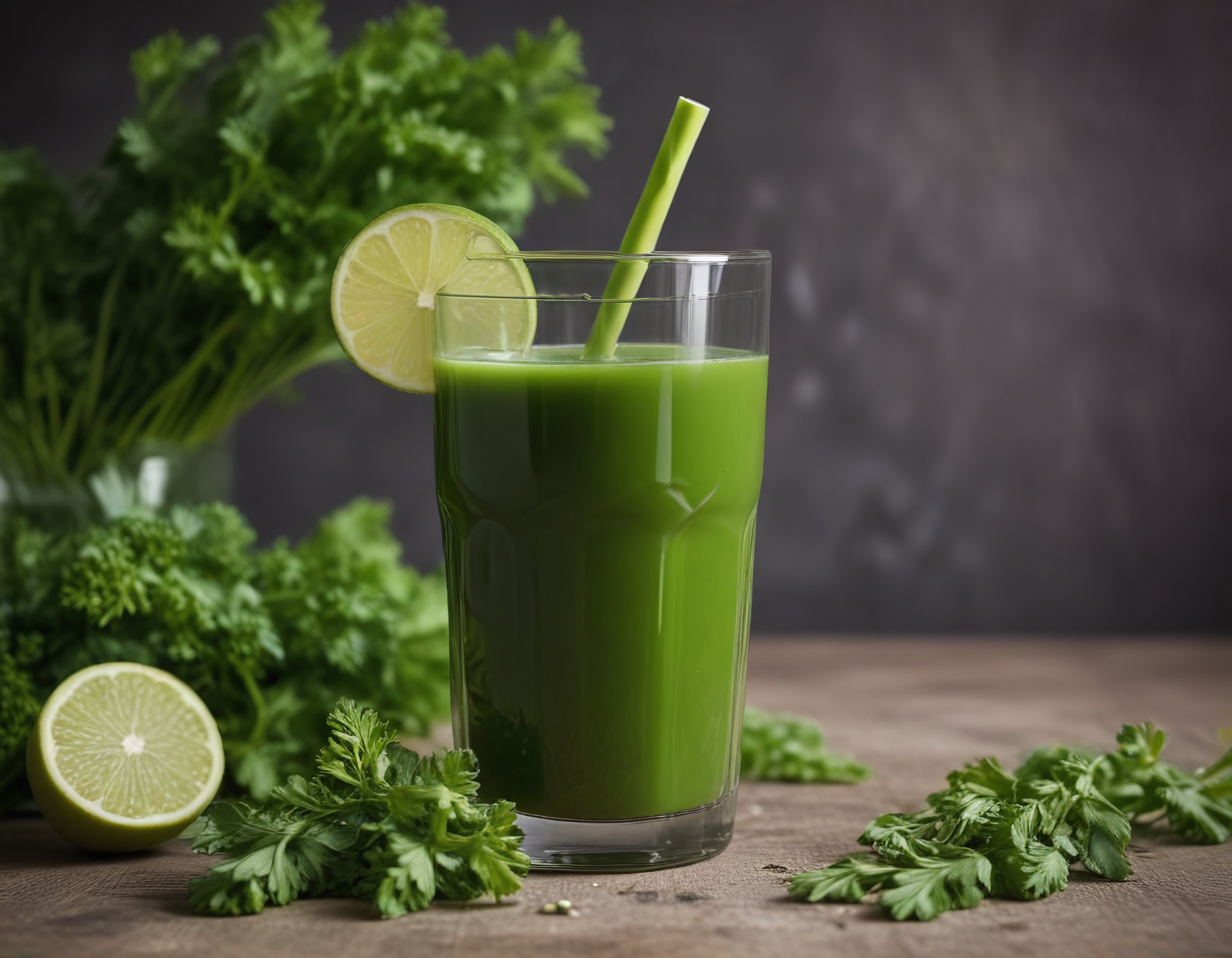 Taze Maydanoz ve Limonlu Yeşil Detoks Suyu ile Enerji Dolu Bir Başlangıç