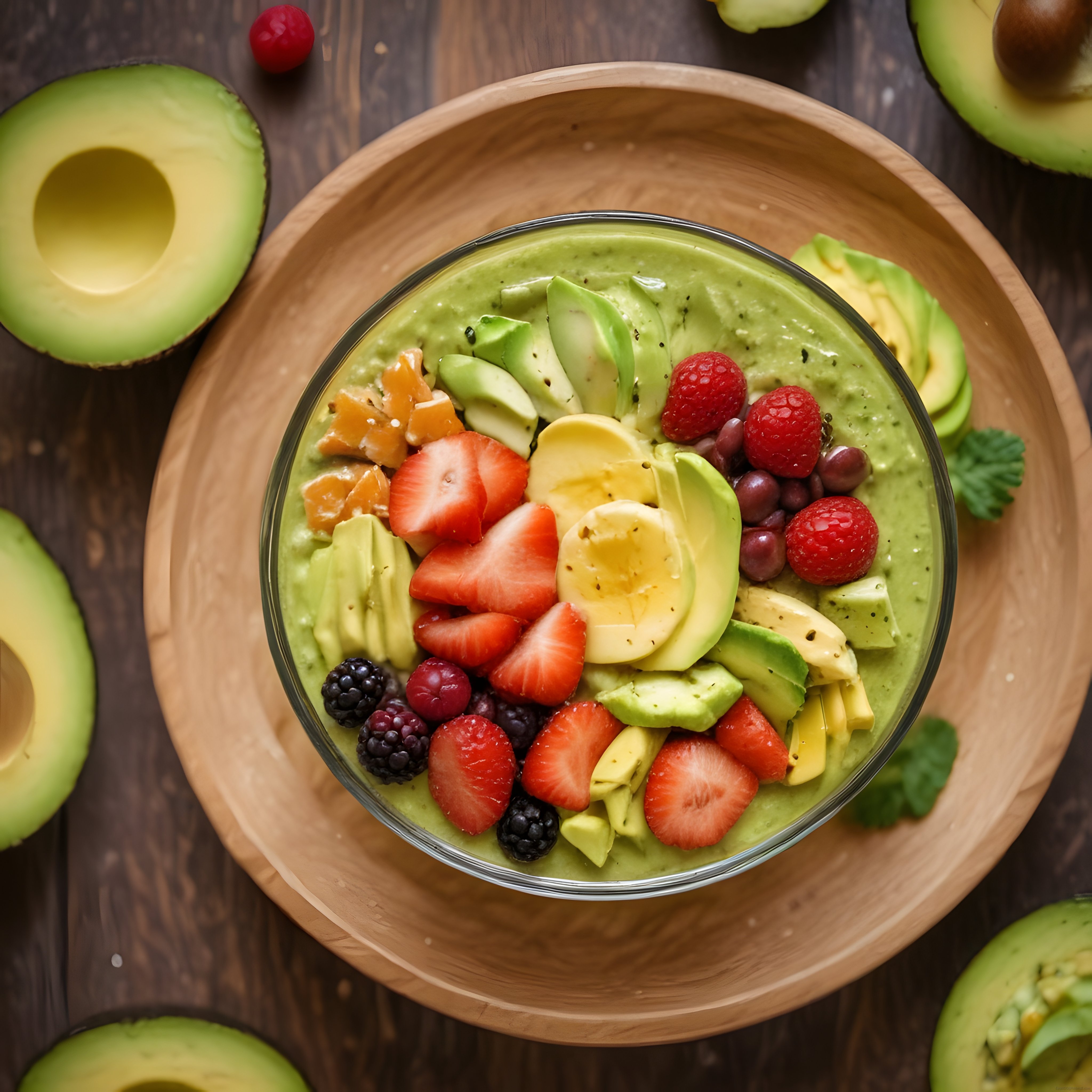 Taze Meyveli Avokado Smoothie Bowl Tarifi: Sağlıklı ve Besleyici Kahvaltı