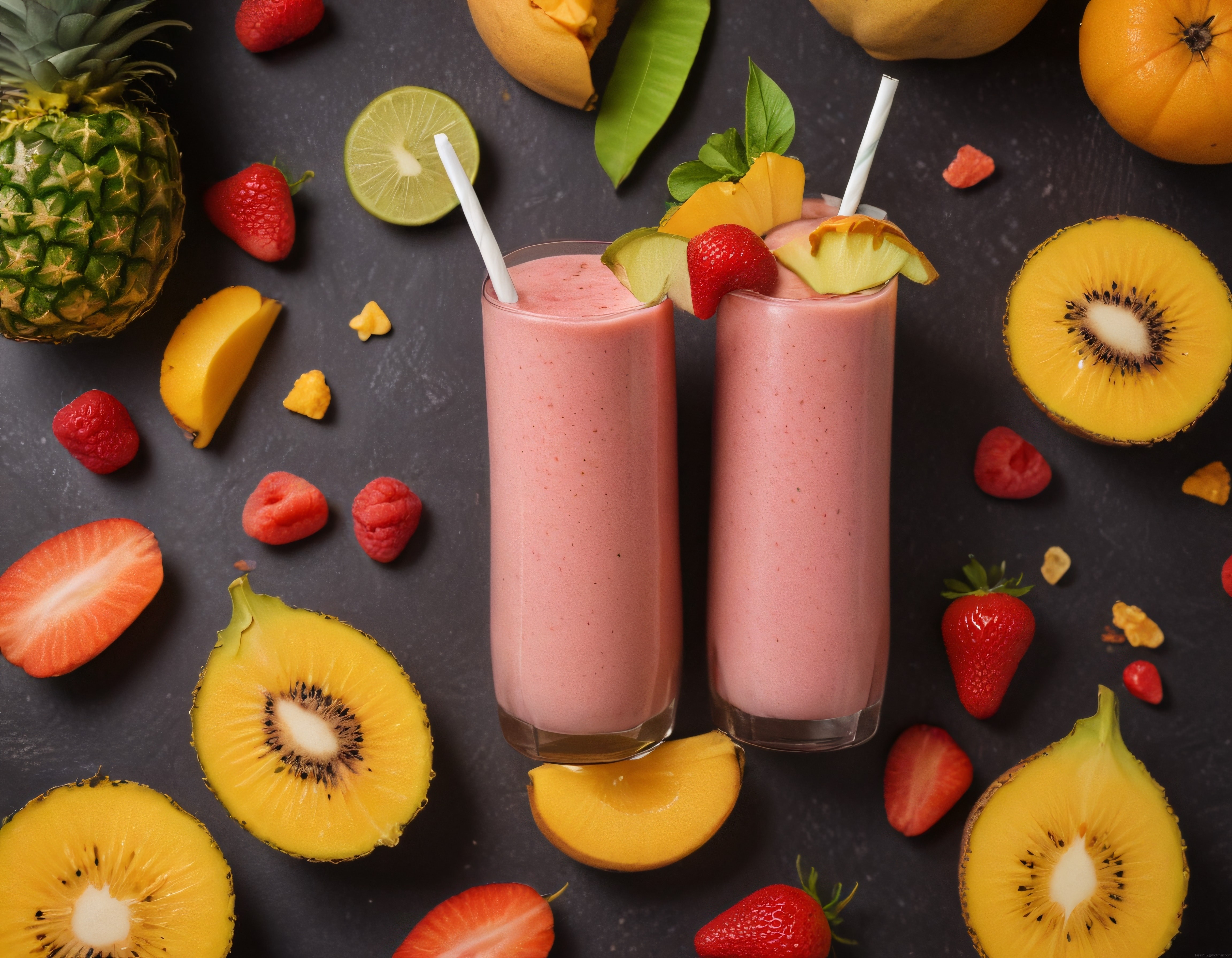 Taze Meyveli Kolay Smoothie Tarifi: Vitamin Depolu Sağlıklı İçecek