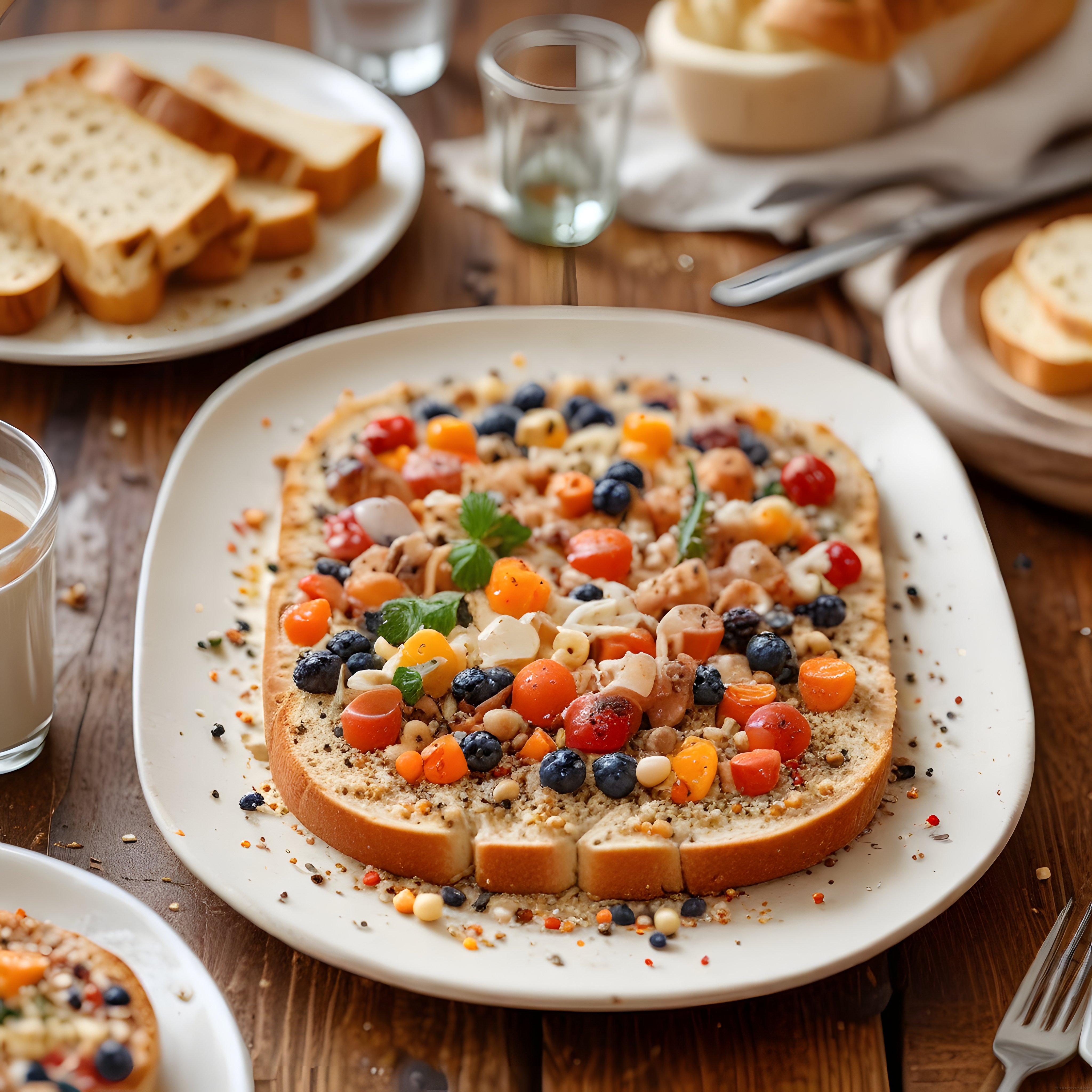 Taze Meyveli ve Sütlü Kahvaltı Keyfi: Sağlıklı ve Renkli Brunch Masası