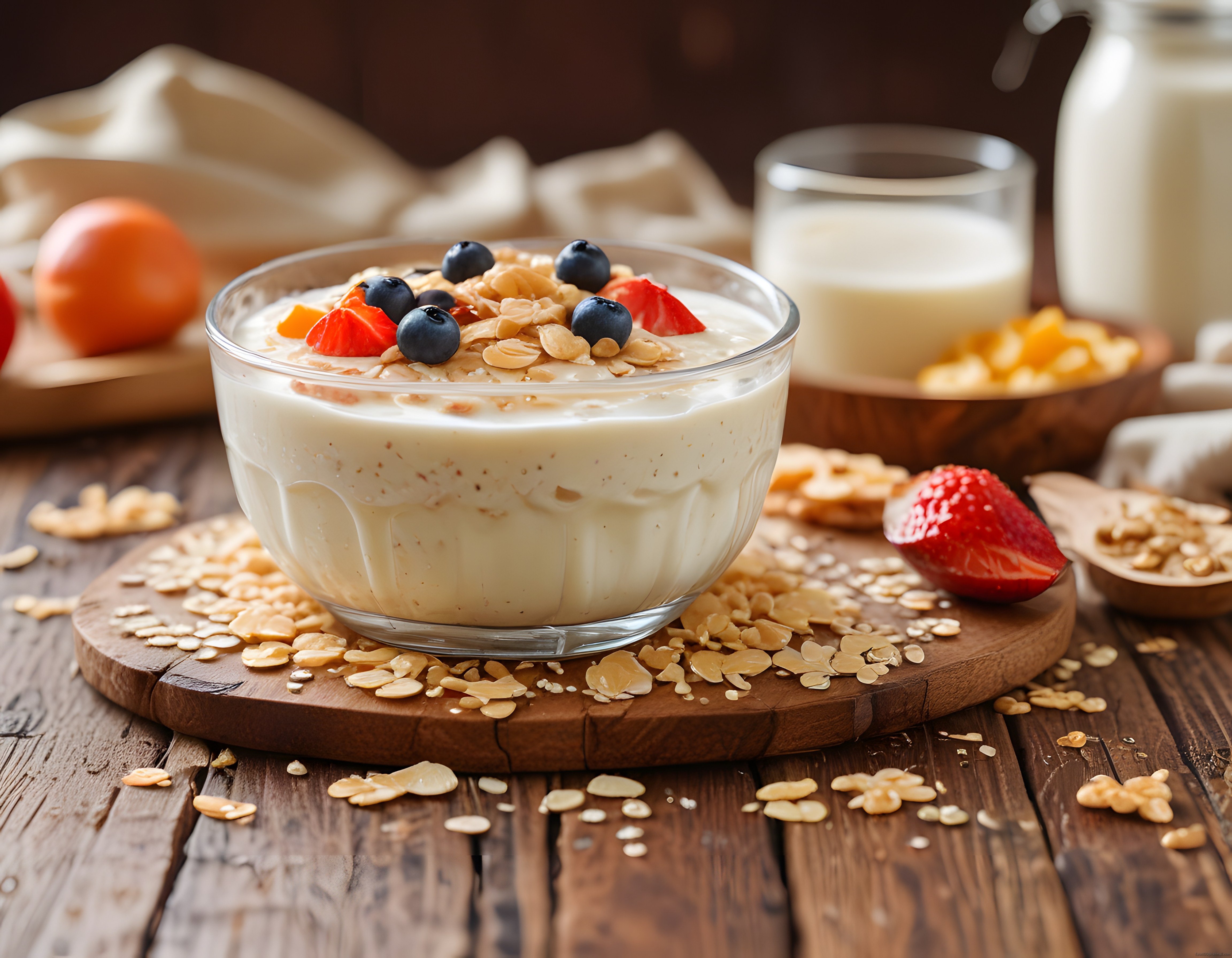 Taze Meyveli ve Yulaflı Sağlıklı Kahvaltı Kasesi: Ev Yapımı Granola Tarifi