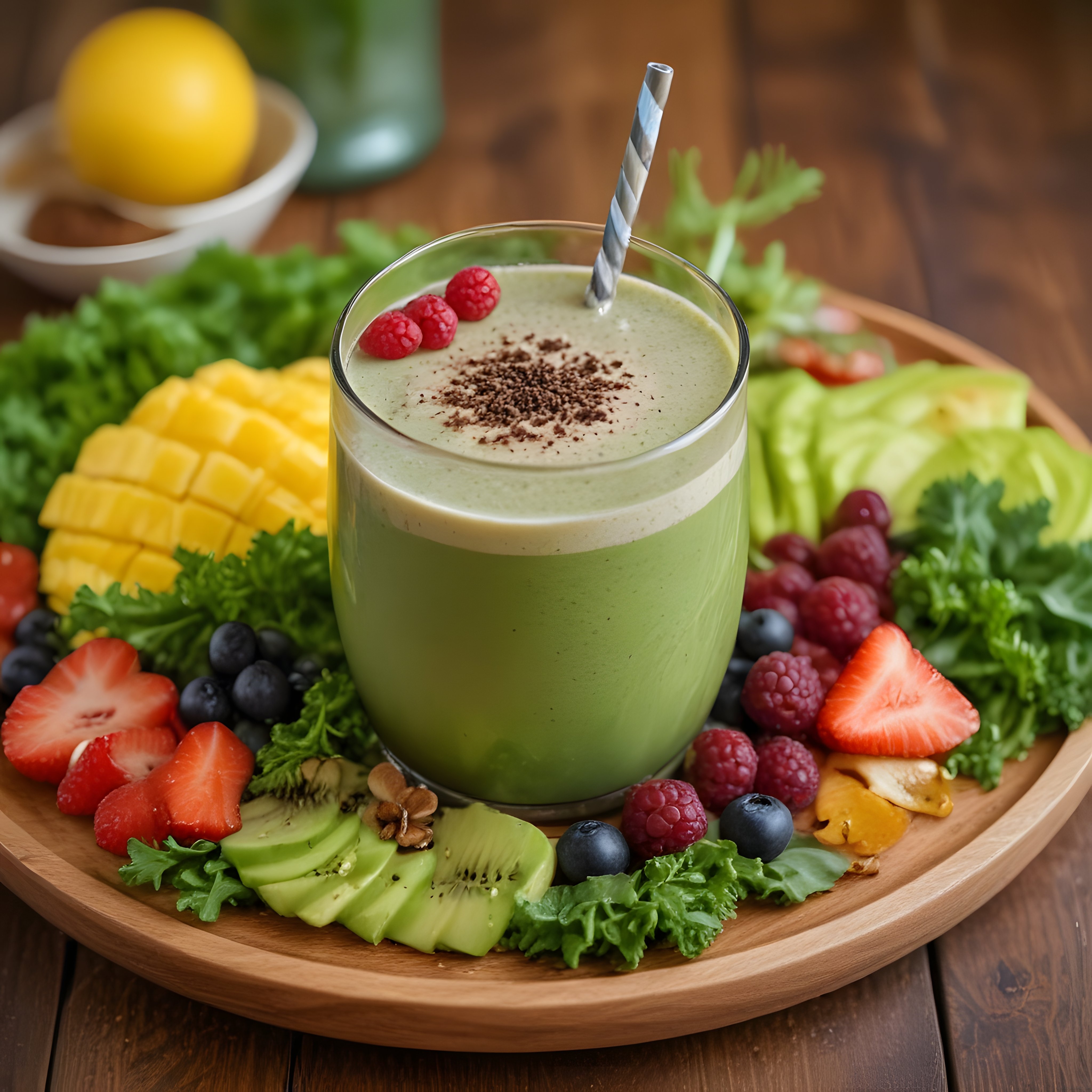 Taze Meyveli Yeşil Smoothie Tarifi: Sağlıklı ve Besleyici Kahvaltı İçeceği