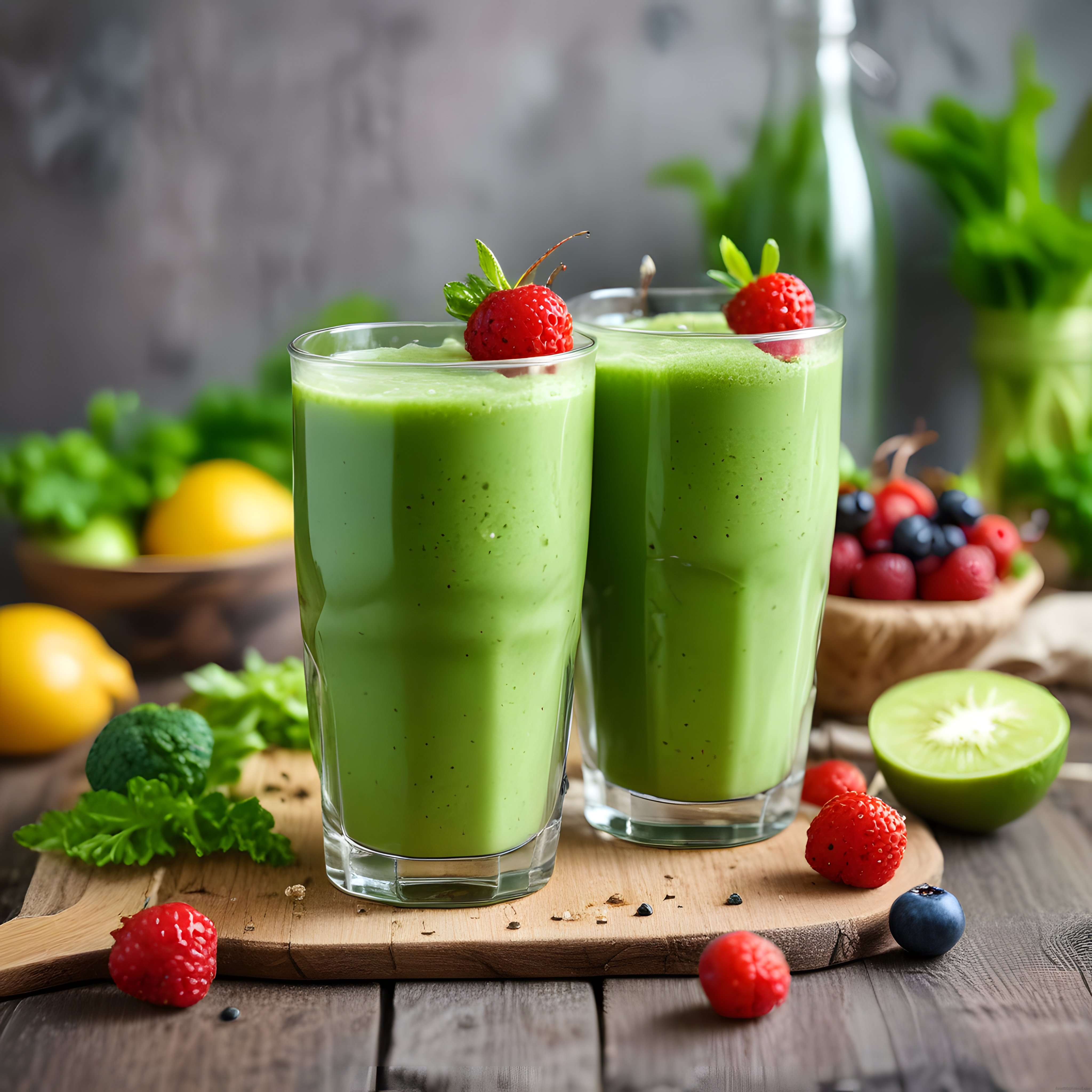Taze Meyveli Yeşil Smoothie Tarifi: Sağlıklı ve Lezzetli Detoks İçeceği