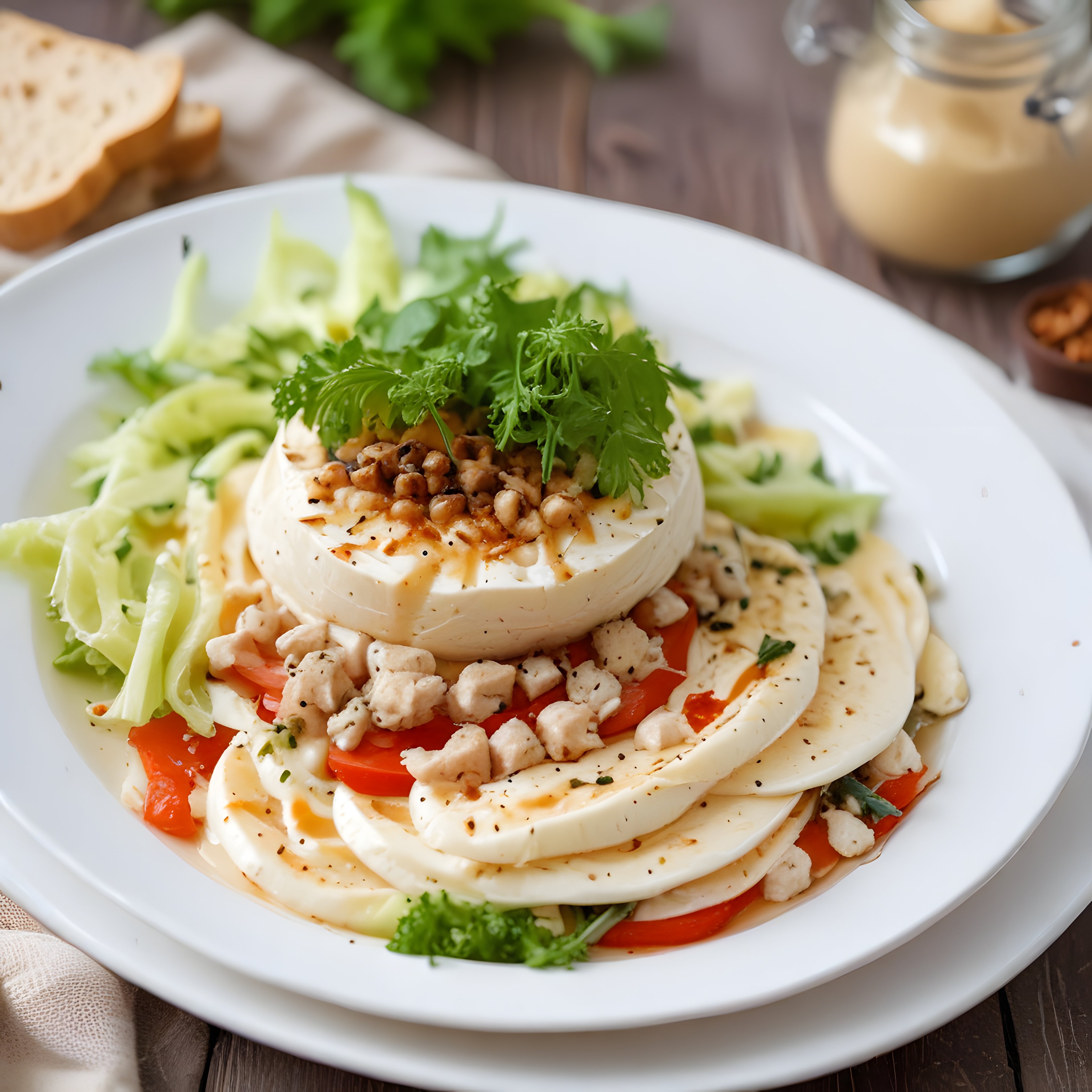 Taze Mozzarella ve Domatesli Caprese Salatası: Sağlıklı İtalyan Tarifi