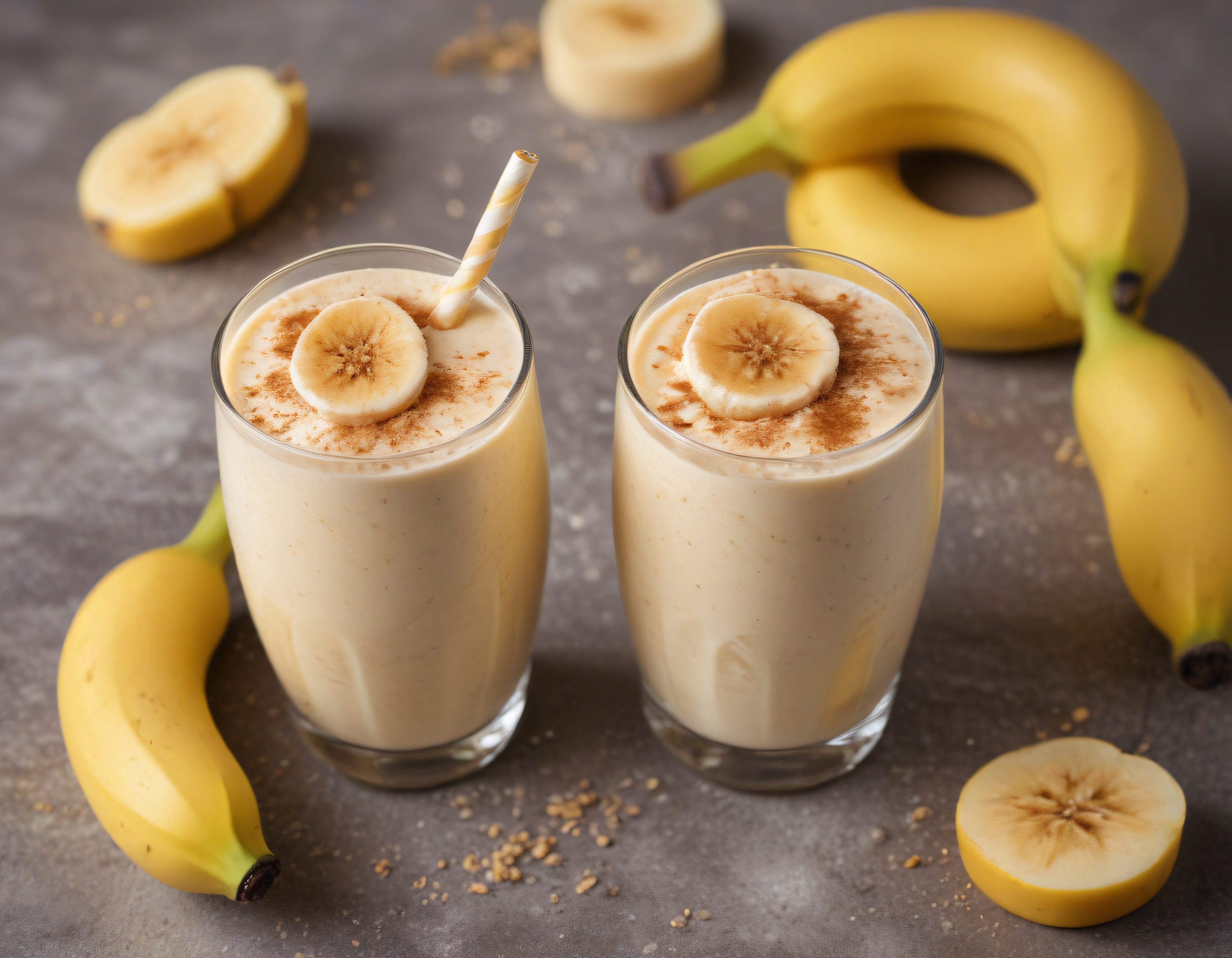 Taze Muzlu ve Tarçınlı Smoothie: Kahvaltılık Enerji Dolu İçecek Tarifi