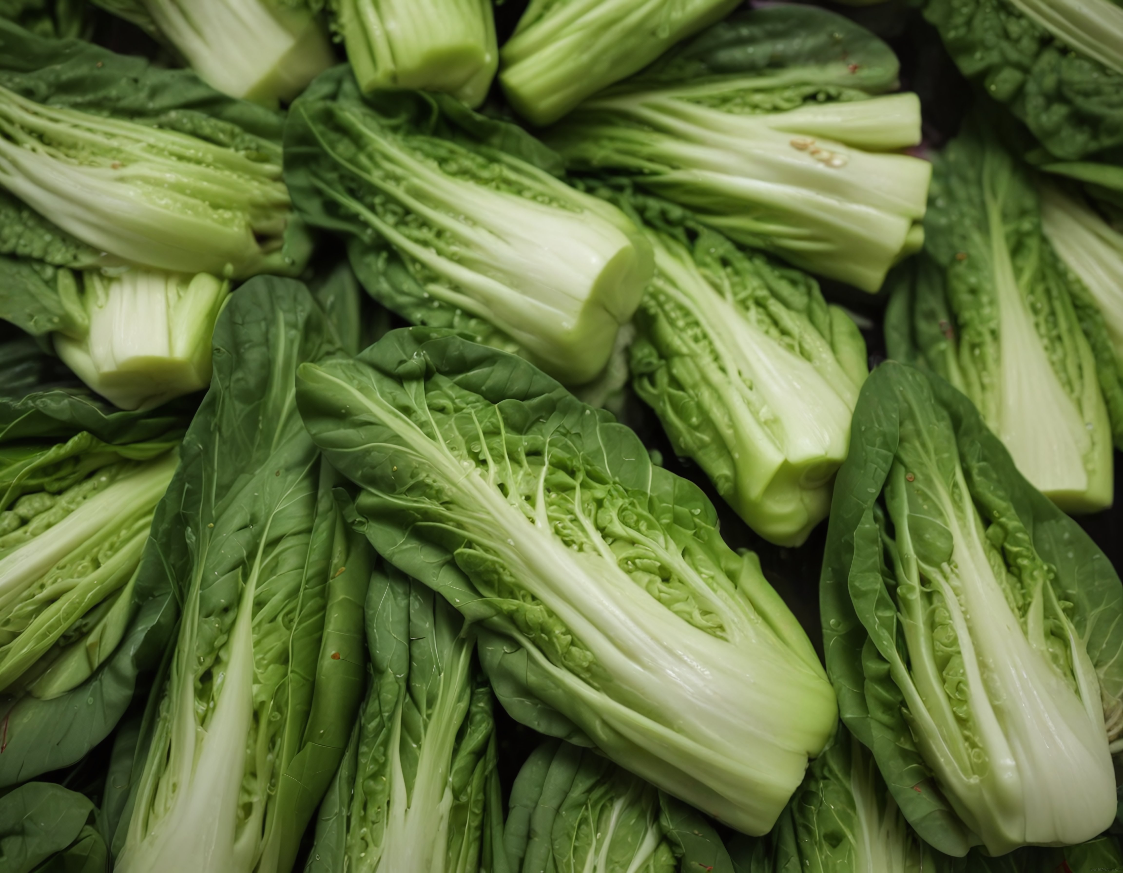 Taze Pak Choi ve Yeşil Sebzeler: Sağlıklı Vegan Beslenme İçin Organik Gıda