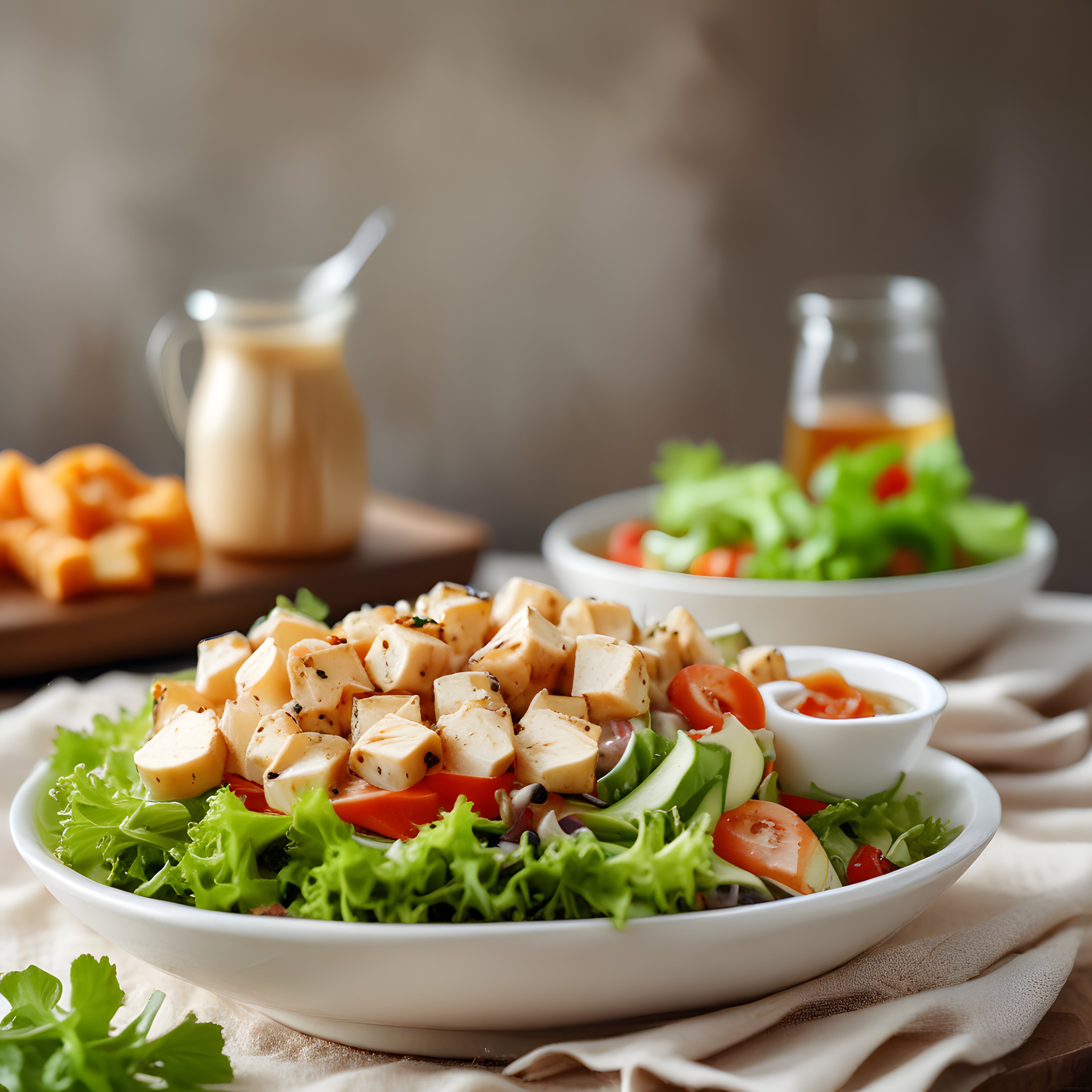 Taze Peynirli ve Sebzeli Sağlıklı Salata Tarifi: Kahvaltı ve Öğün İçin Nefis Bir Seçenek