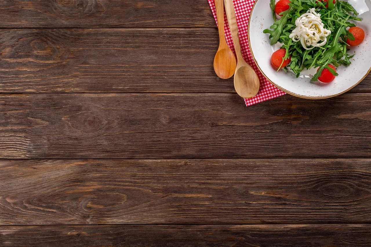 Taze salata tabağı - sağlıklı beslenme fotoğrafı