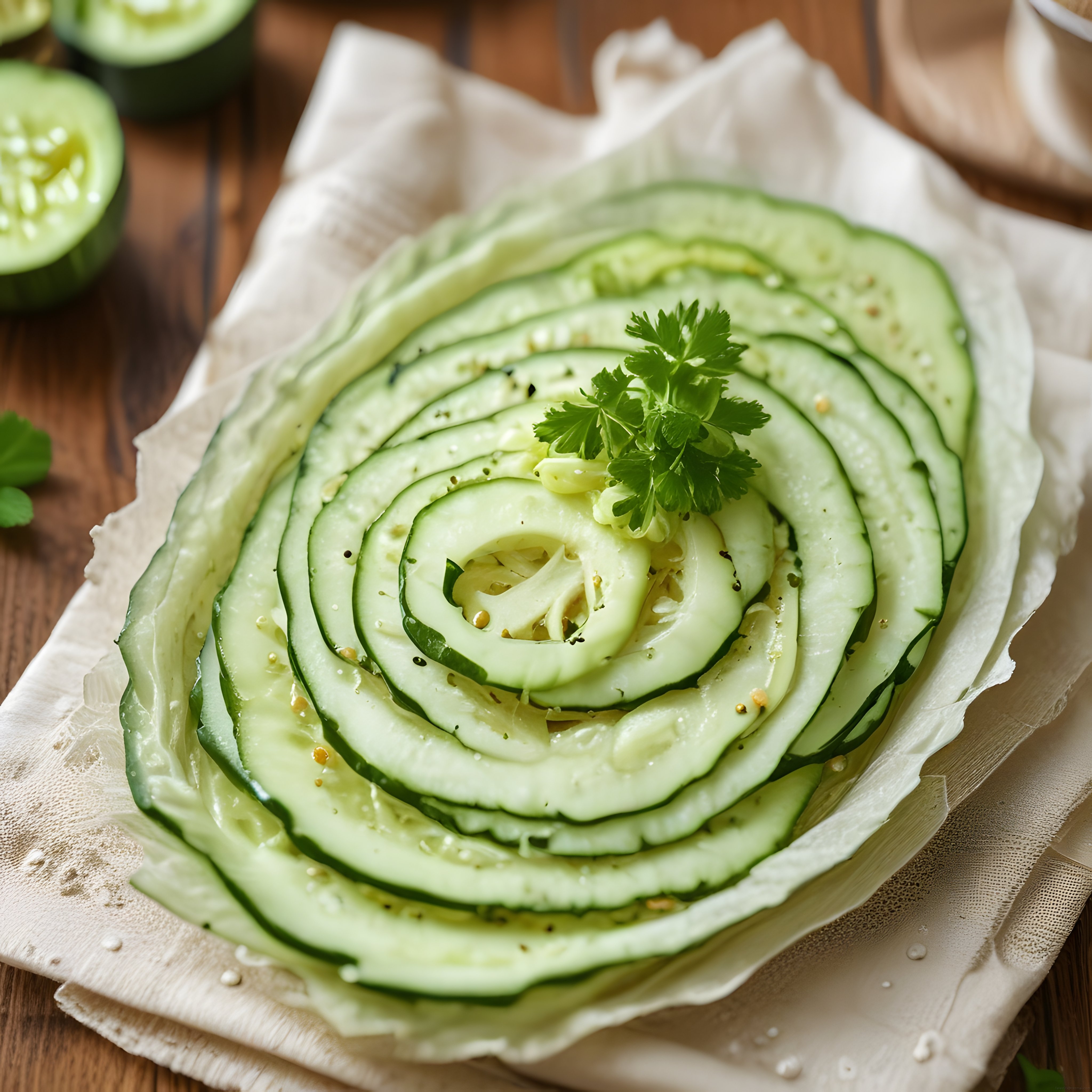 Taze Salatalık Carpaccio Tarifi: Sağlıklı ve Hafif Vegan Öğün Fikri