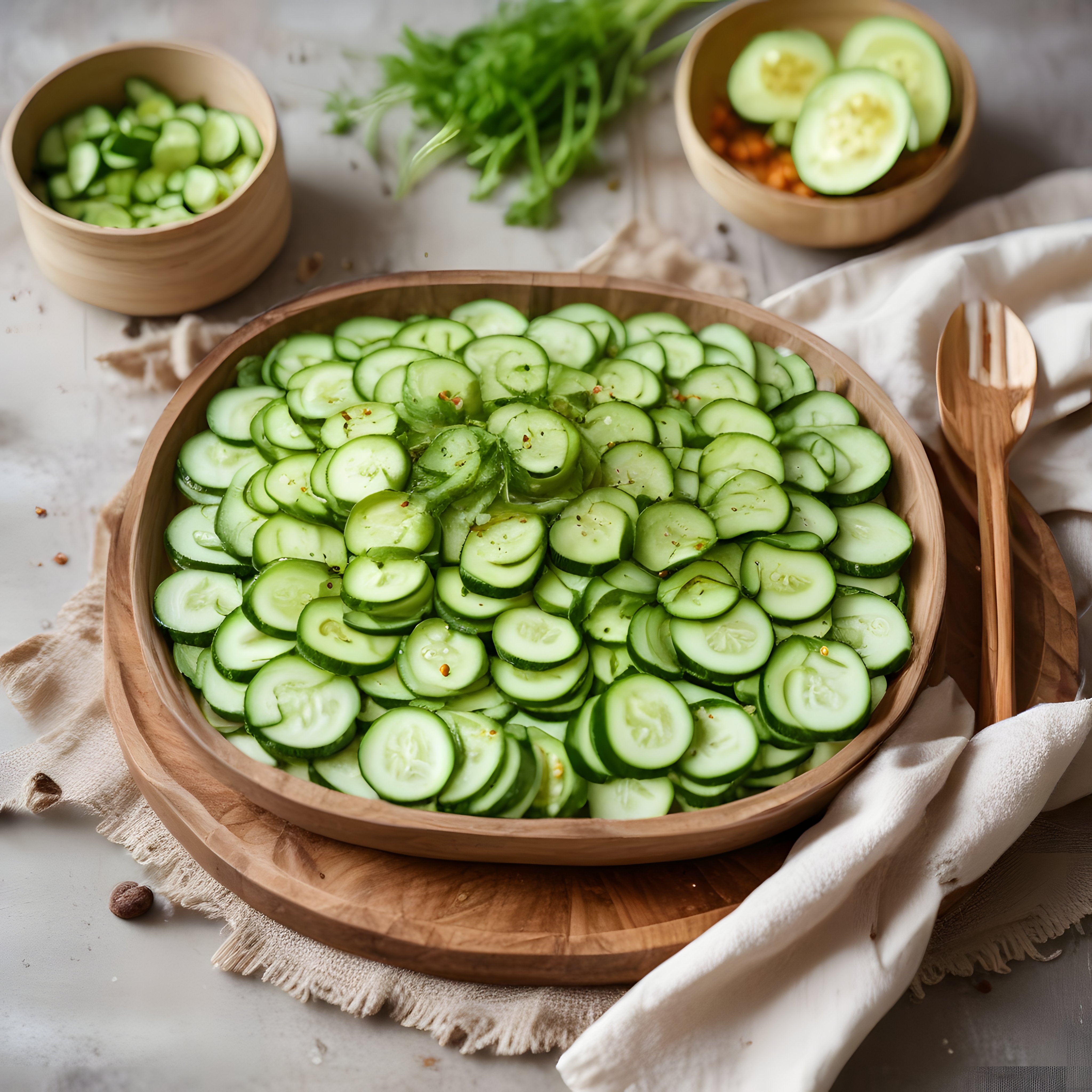 Taze Salatalık Dilimleri: Sağlıklı ve Hafif Bir Vegan Meze Tarifi