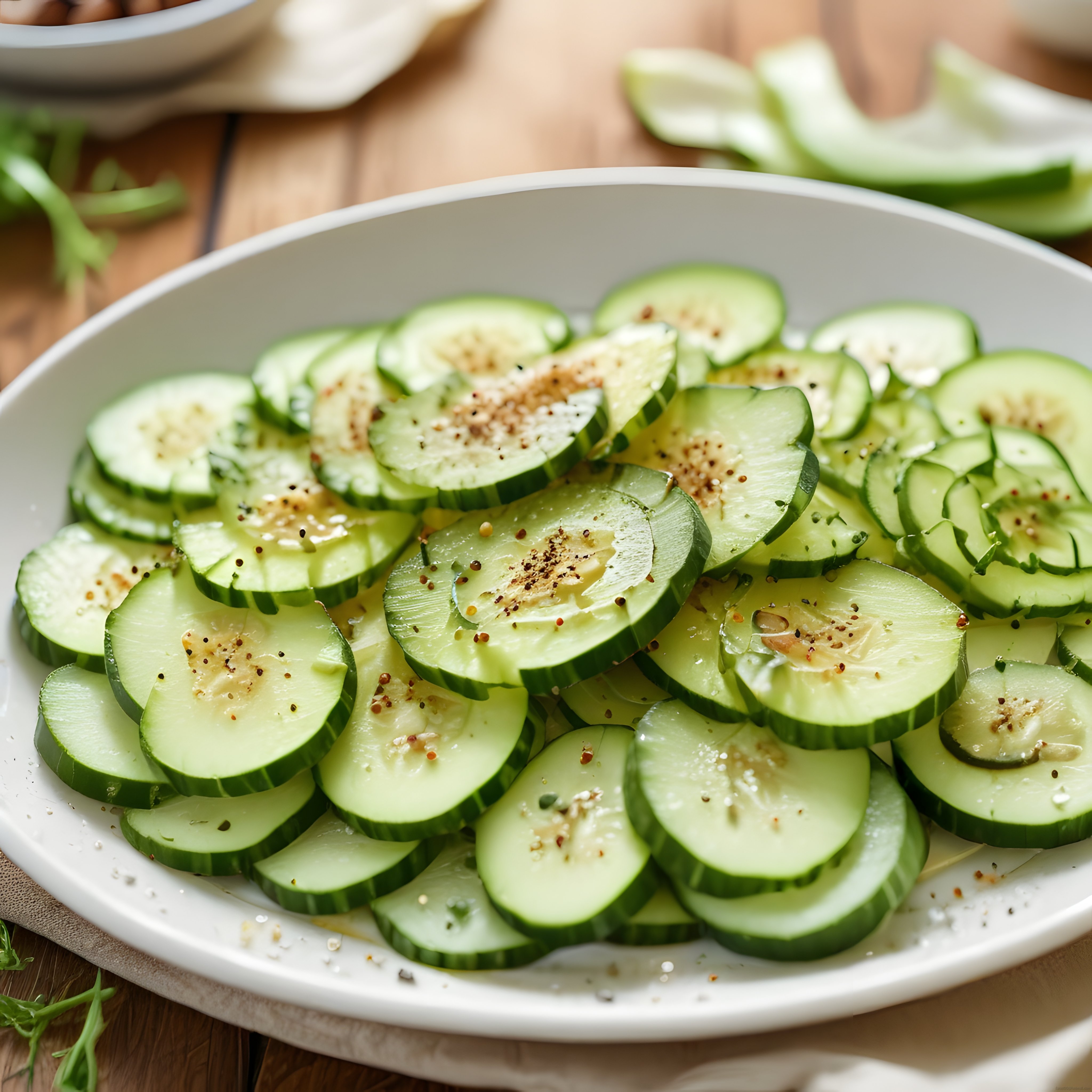 taze salatalık salatası mevsim lezzetiyle hazırlanan pratik ve sağlıklı tarif