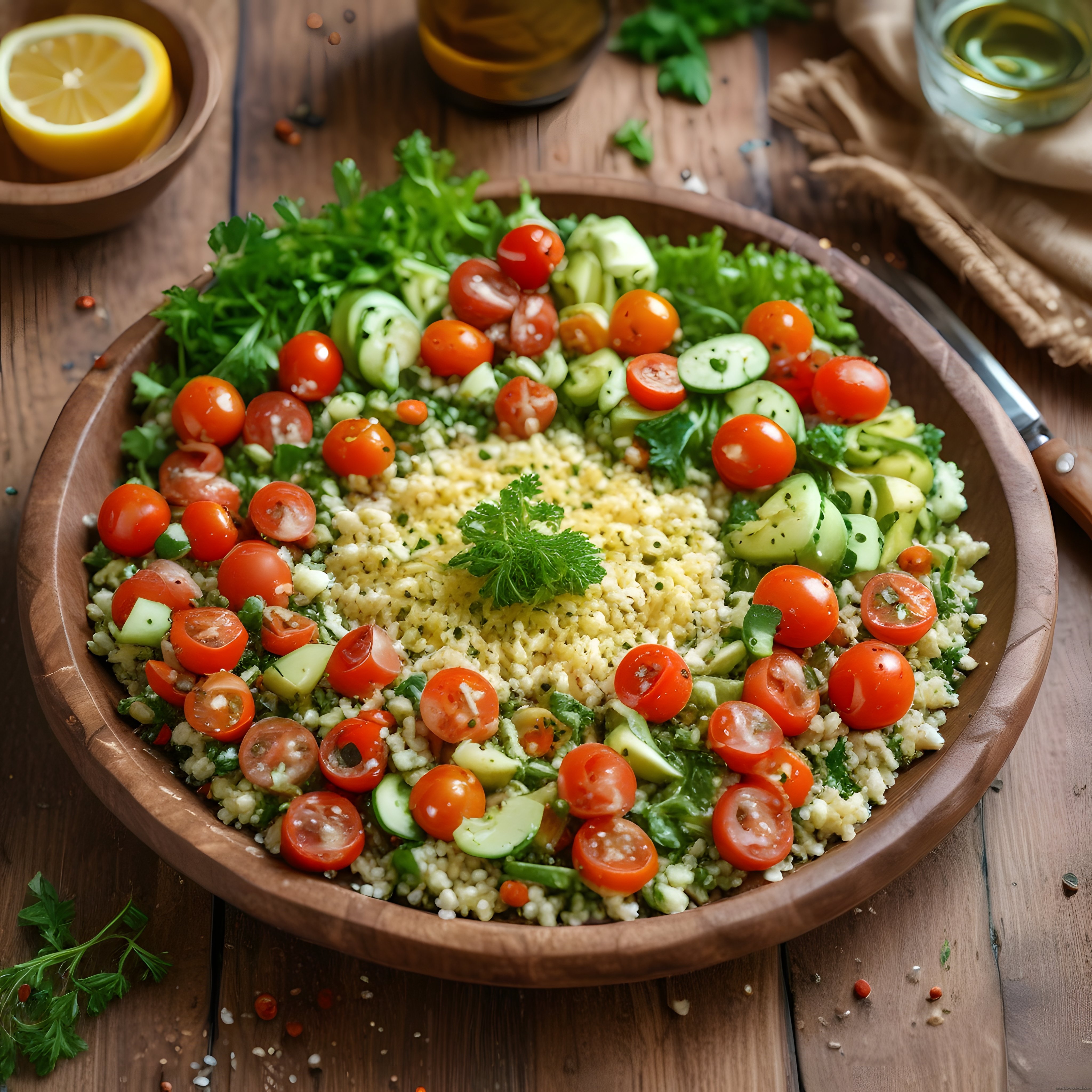 Taze Sebzelerli Kuskus Salatası: Sağlıklı ve Pratik Yaz Tarifi