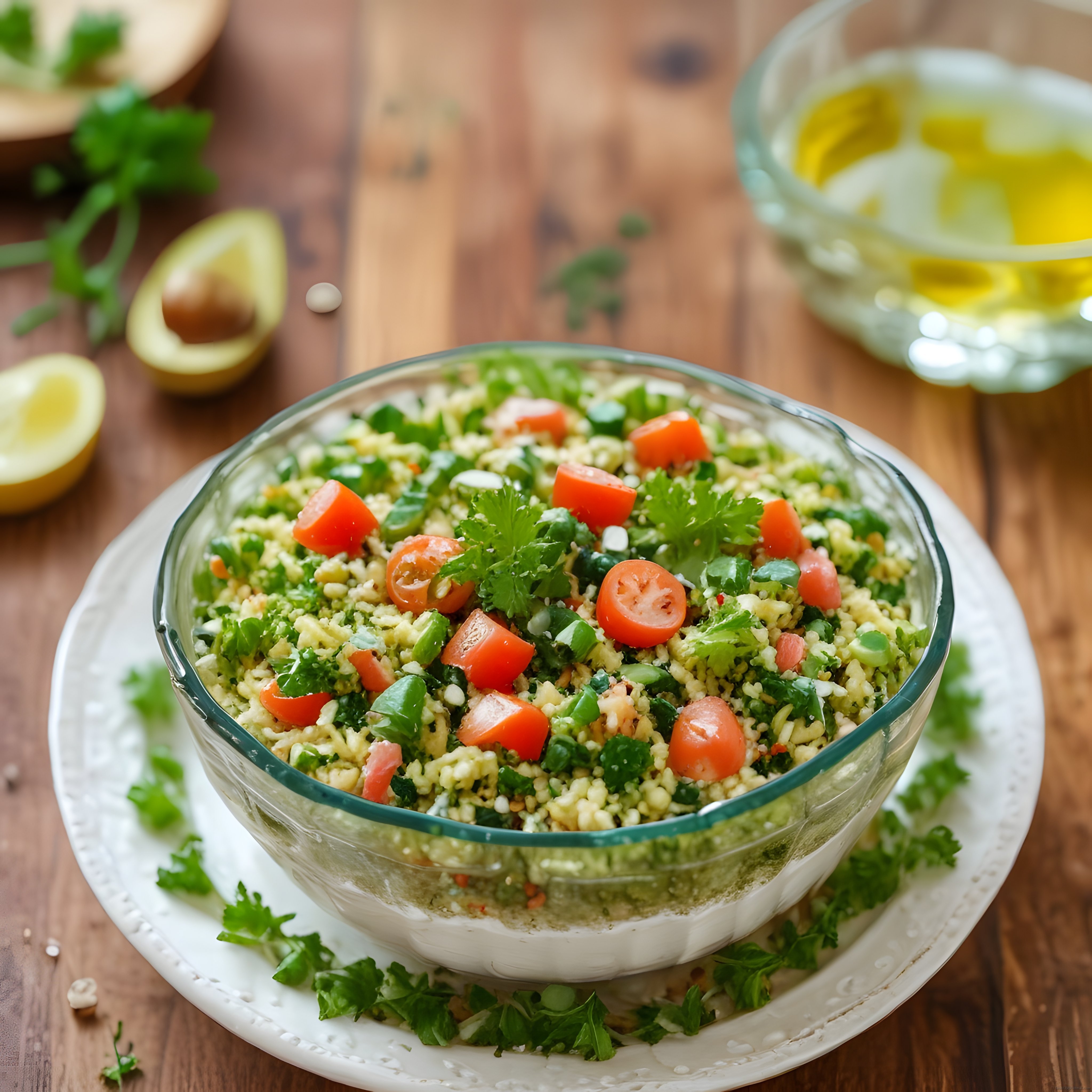 Taze Sebzeli Bulgur Salatası: Akdeniz Mutfağından Sağlıklı ve Renkli Bir Tabak