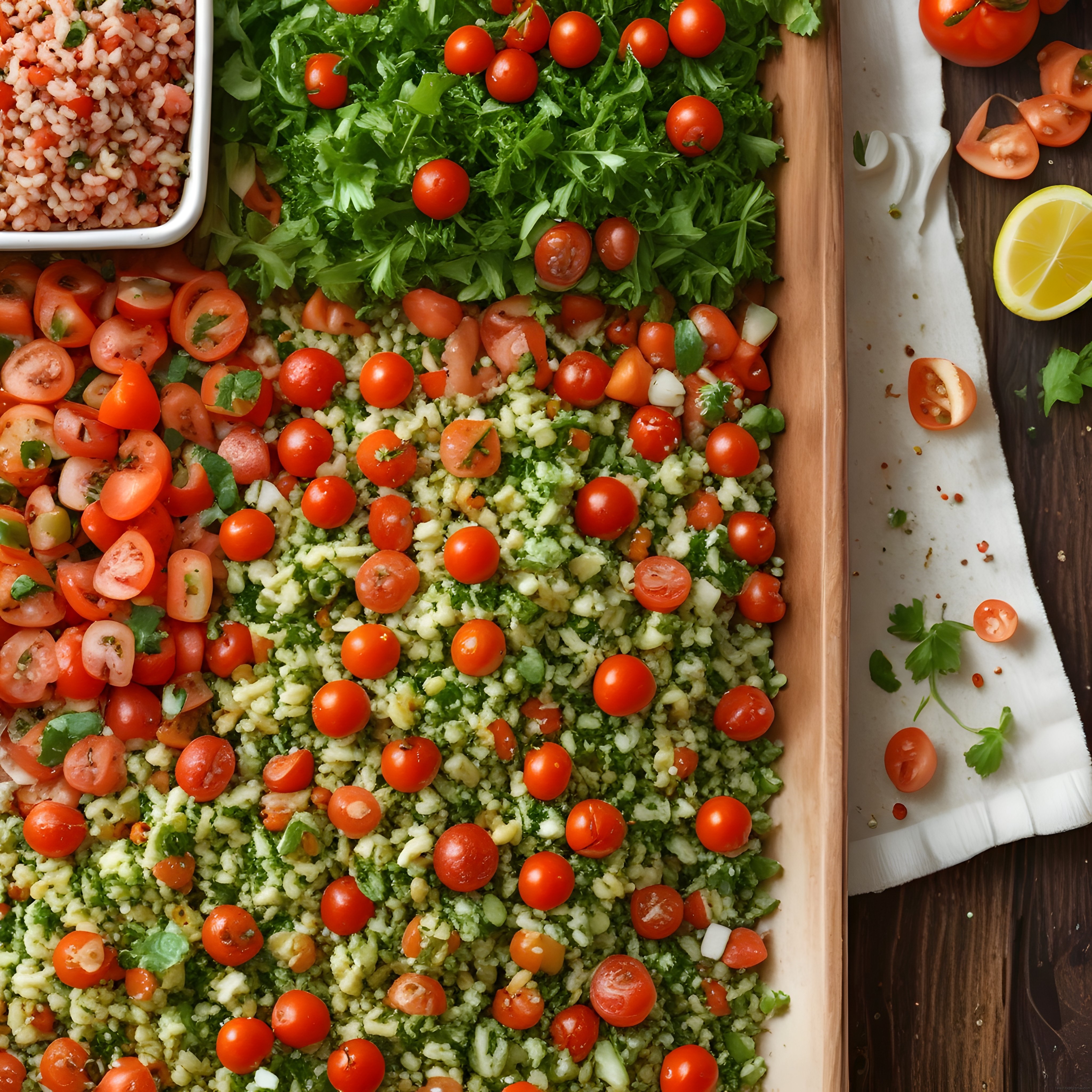 Taze Sebzeli Bulgur Salatası: Sağlıklı ve Renkli Akdeniz Tarifi