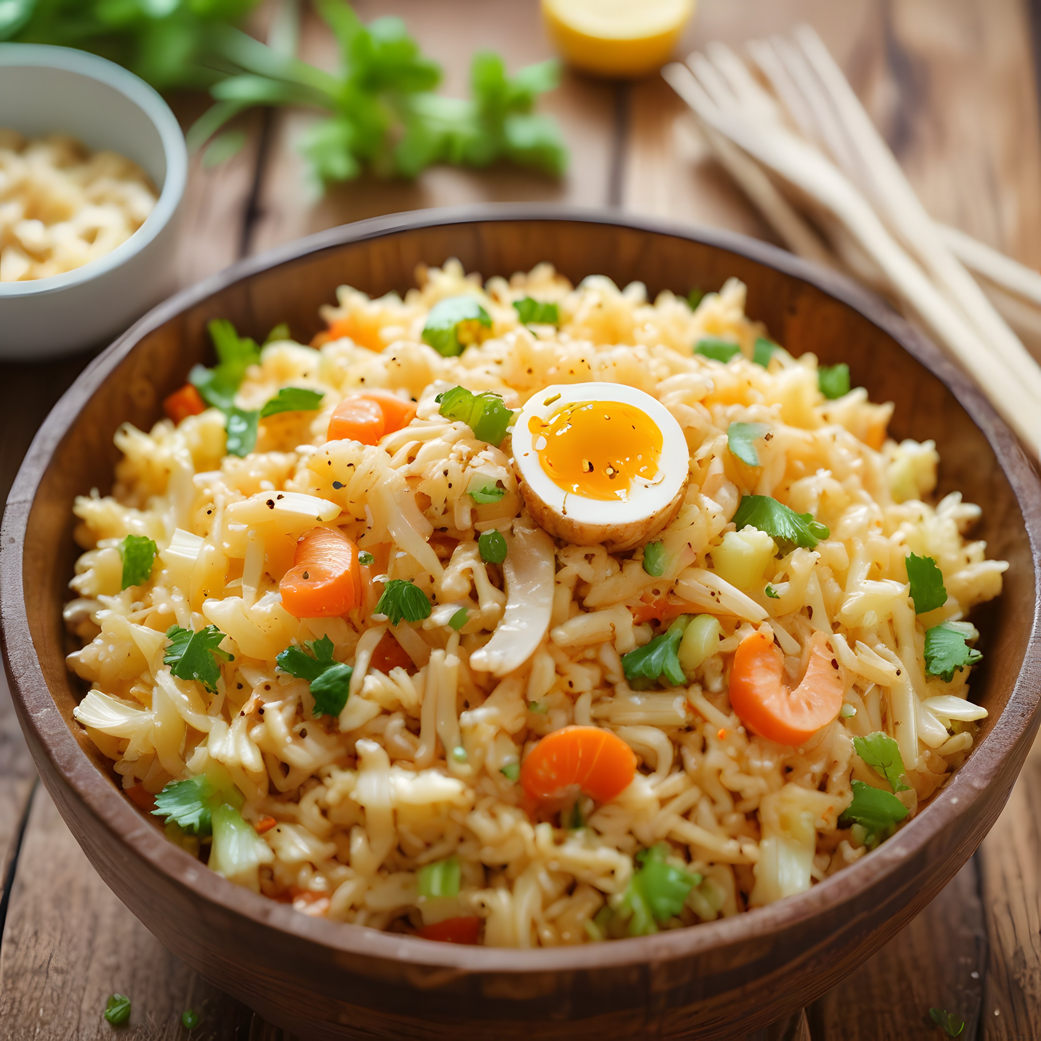 Taze Sebzeli Noodle Salatası Tarifi: Yumurtalı Bol Vitaminli Makarna Kasesi