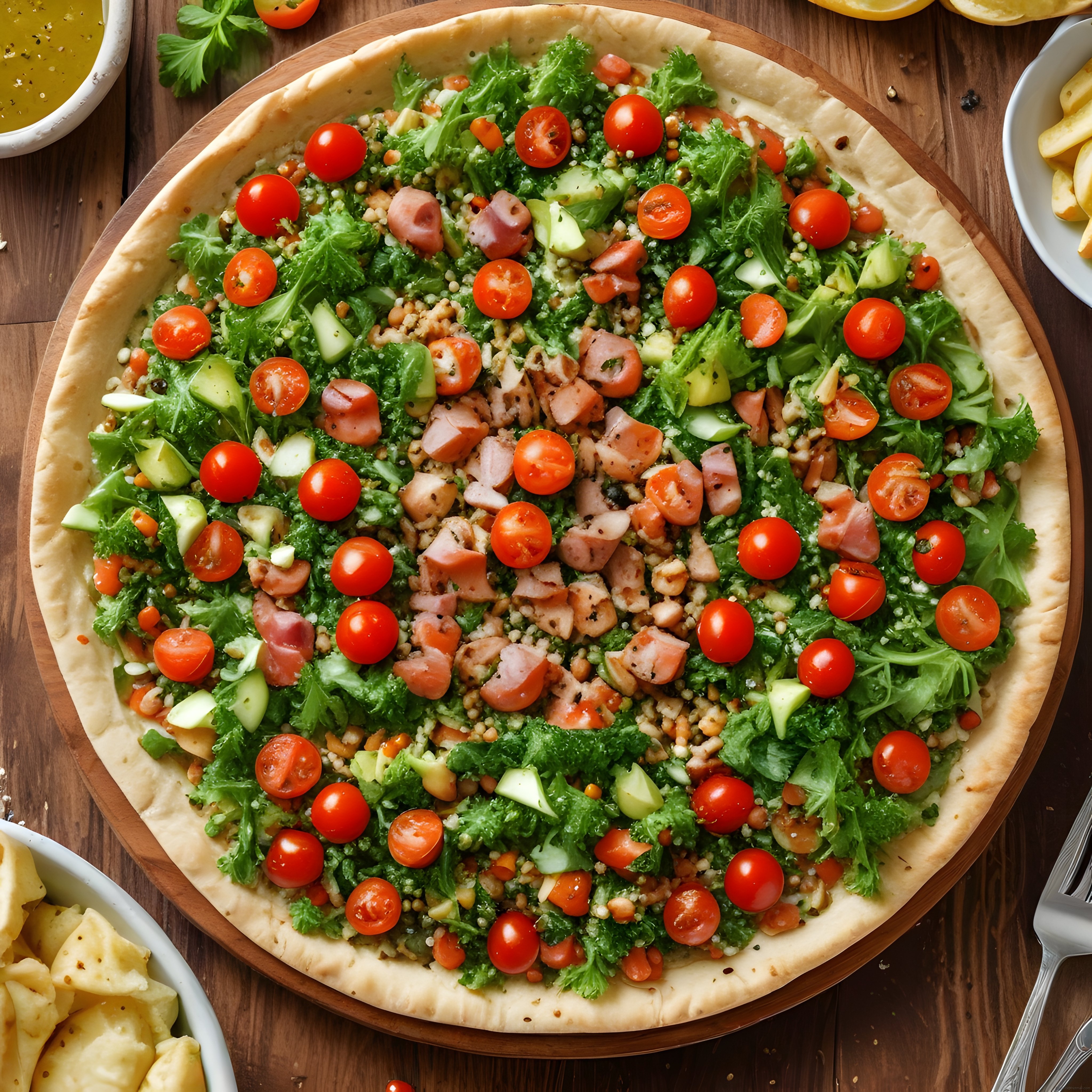 Taze Sebzeli ve Izgara Tavuklu Pizza Tarifi: Besleyici ve Lezzetli
