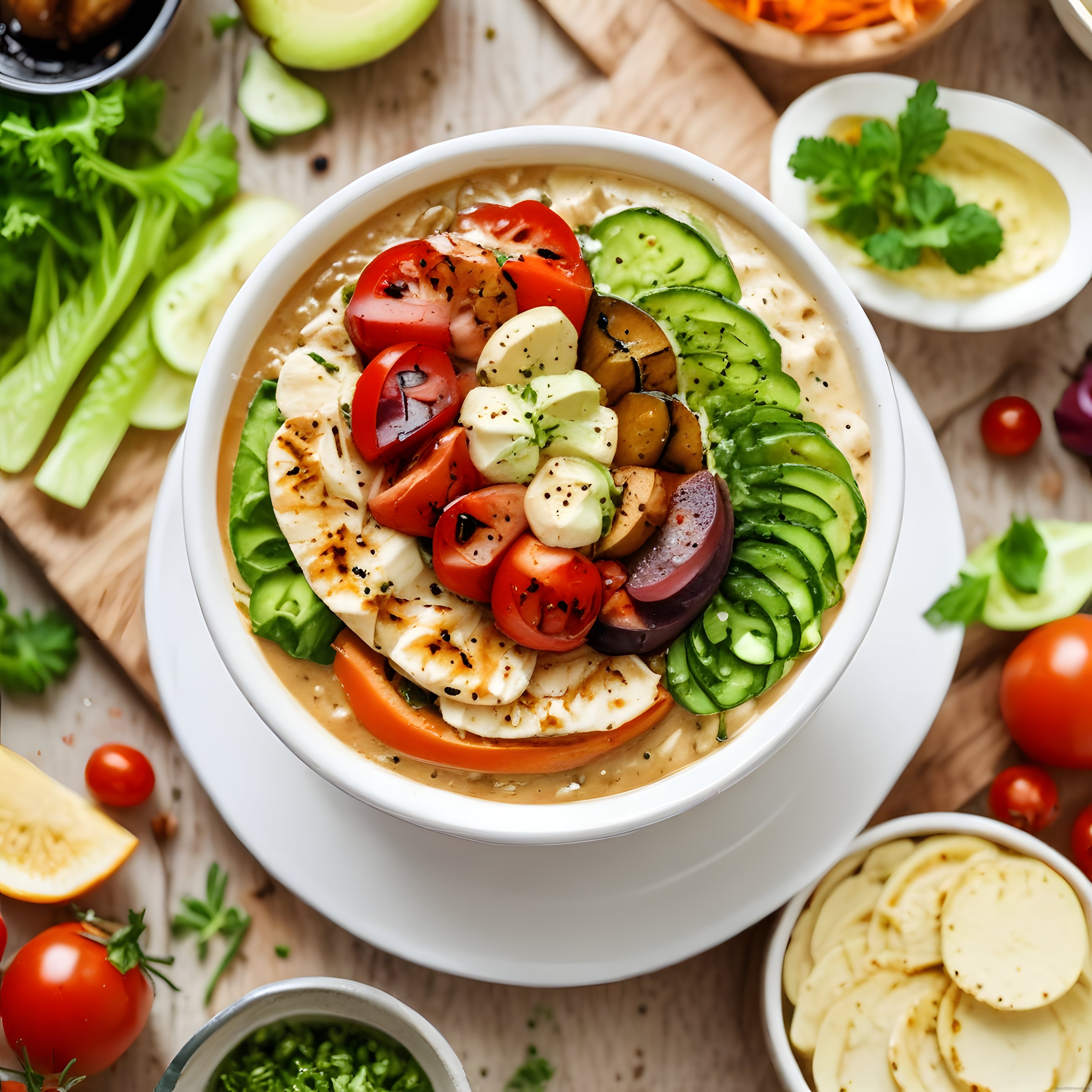 Taze Sebzeli ve Mozarellalı Sağlıklı Bowl Tarifi: Renkli ve Besleyici Öğün