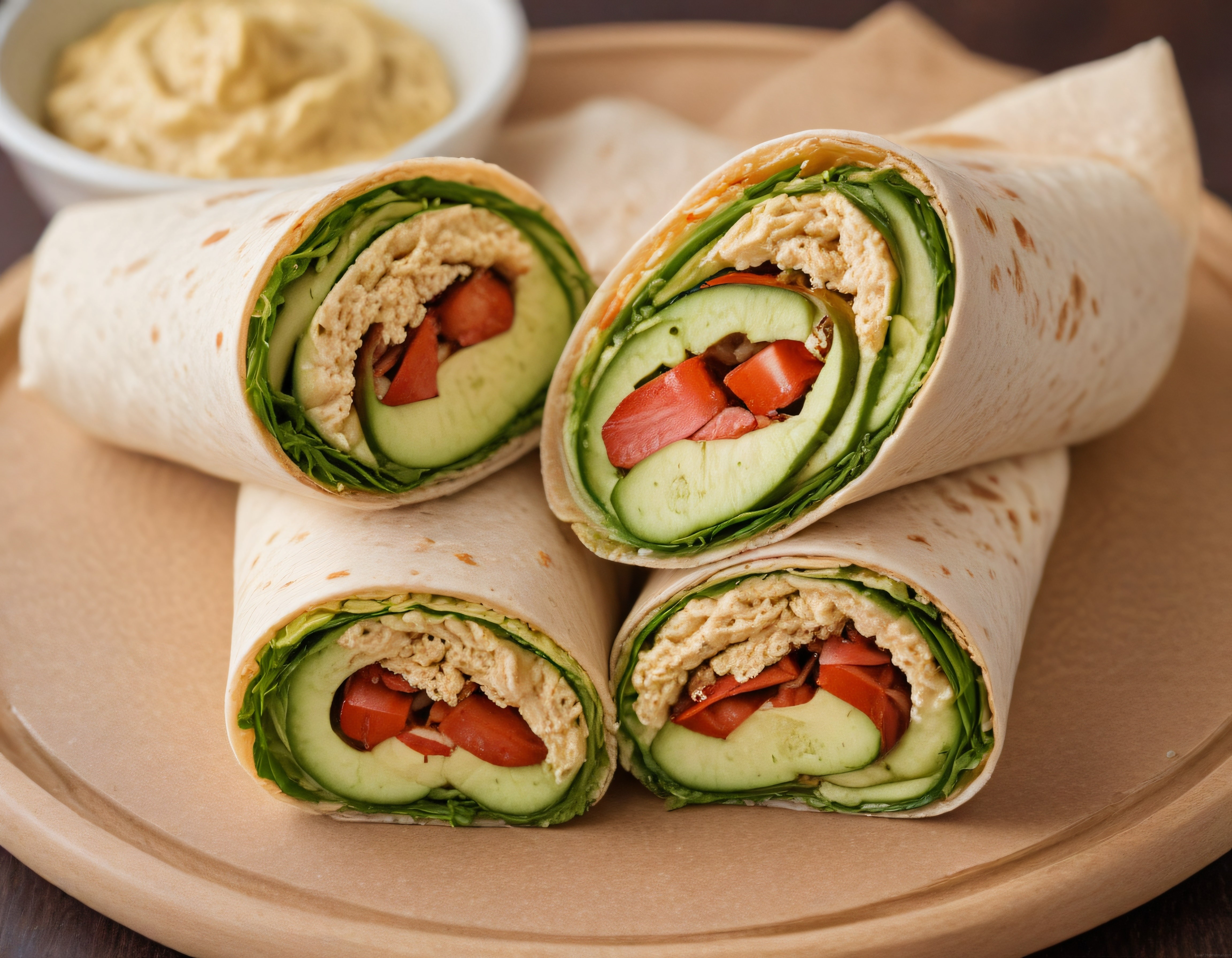 Taze Sebzeli ve Tavuklu Ev Yapımı Wrap Tarifi: Sağlıklı Pratik Öğün