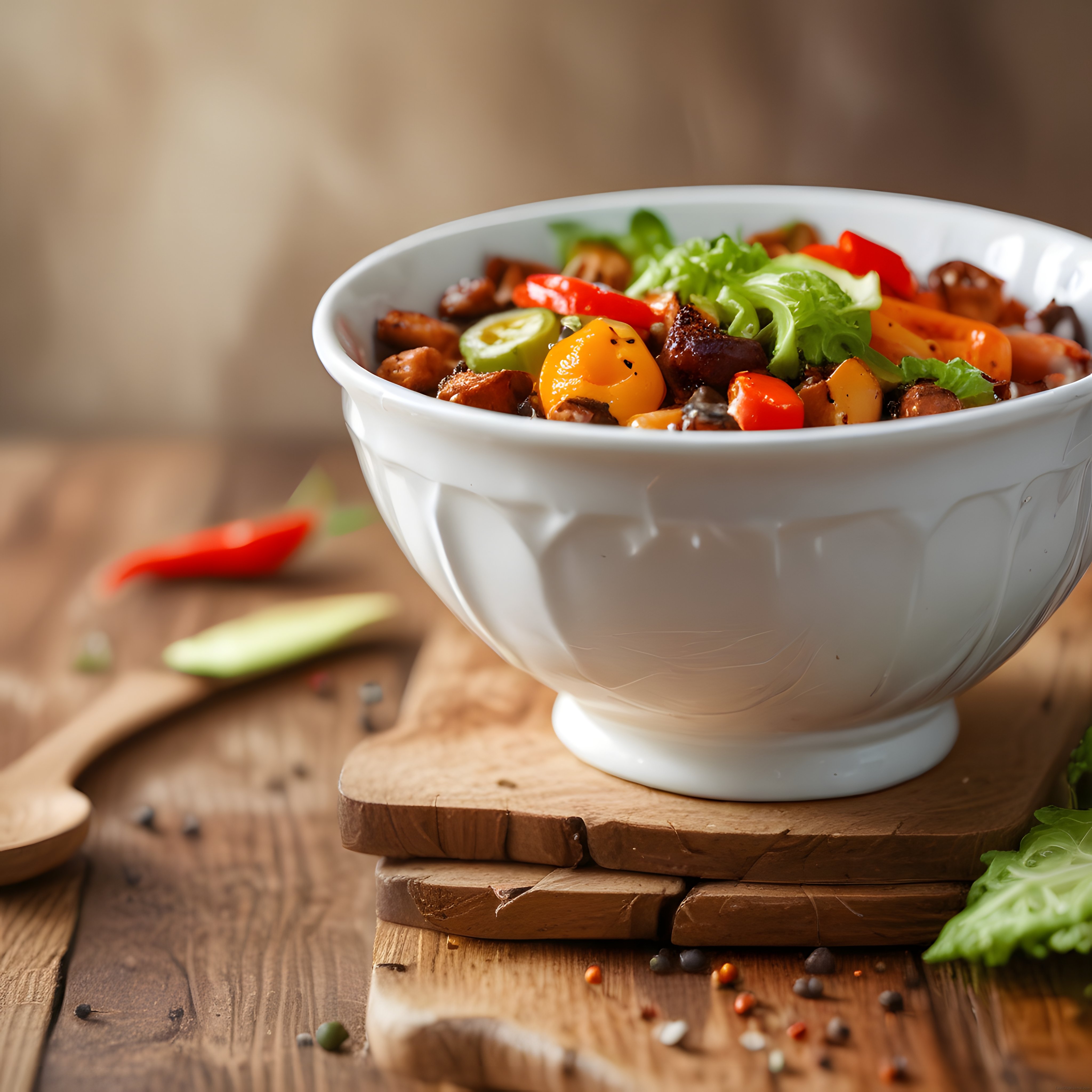 Taze Sebzeli Vitamin Deposu Buddha Bowl Salata Kasesi Tarifi ve Sunumu