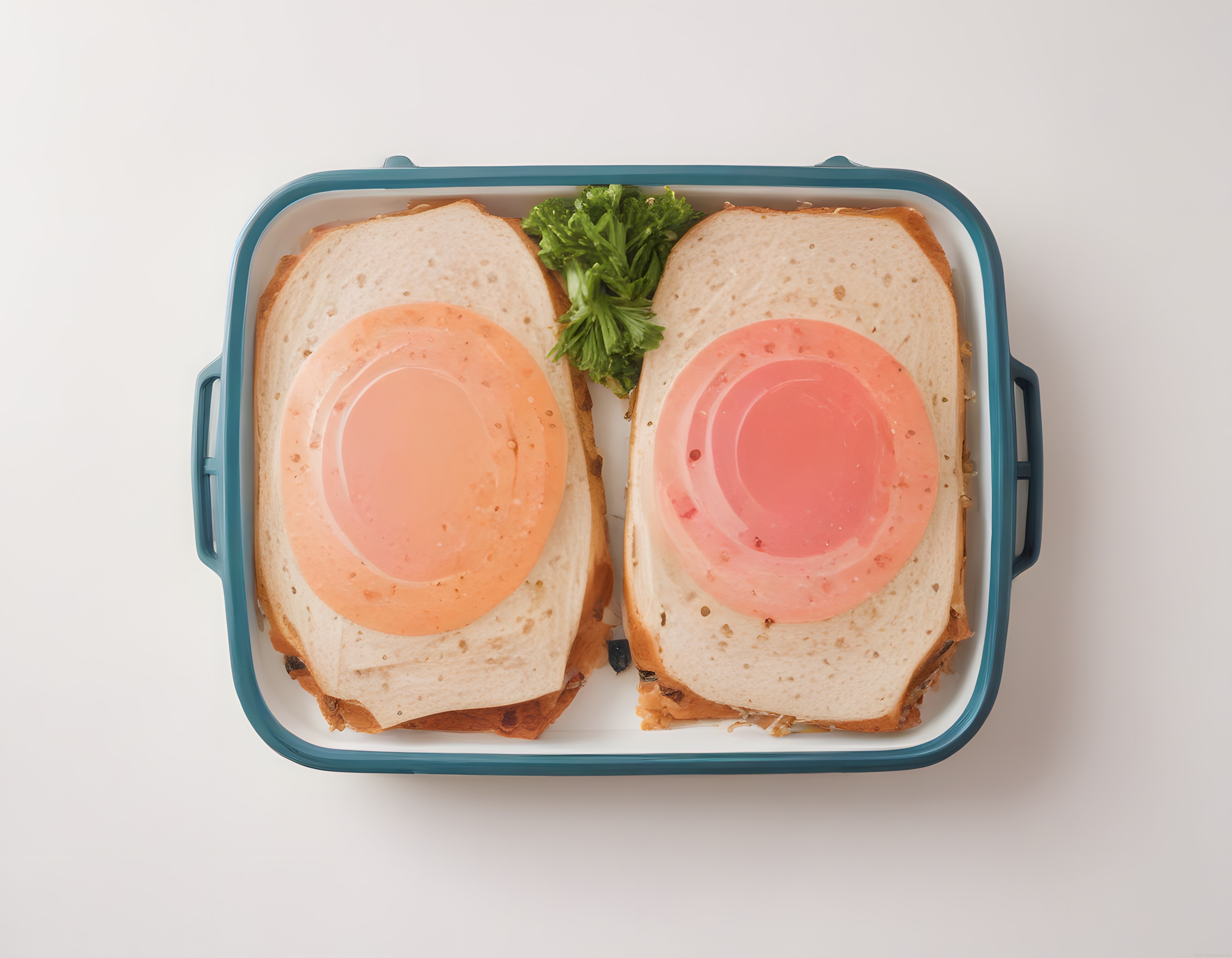 Taze Şeftali Dilimli Tost Ekmeği ile Pratik Kahvaltılık Tarif Sunumu
