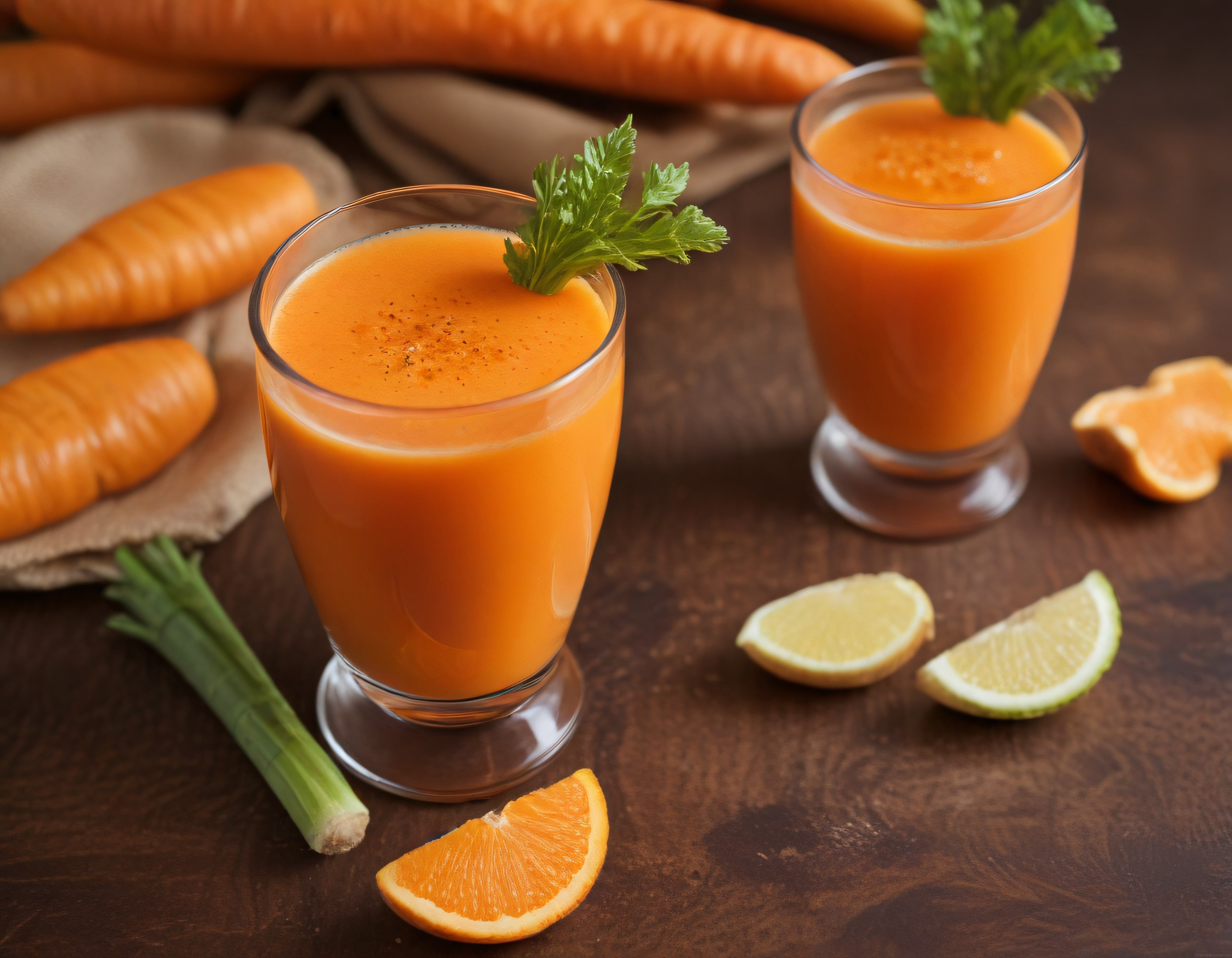 Taze Sıkılmış Havuç Portakal Suyu ve Sağlıklı Smoothie Tarifi