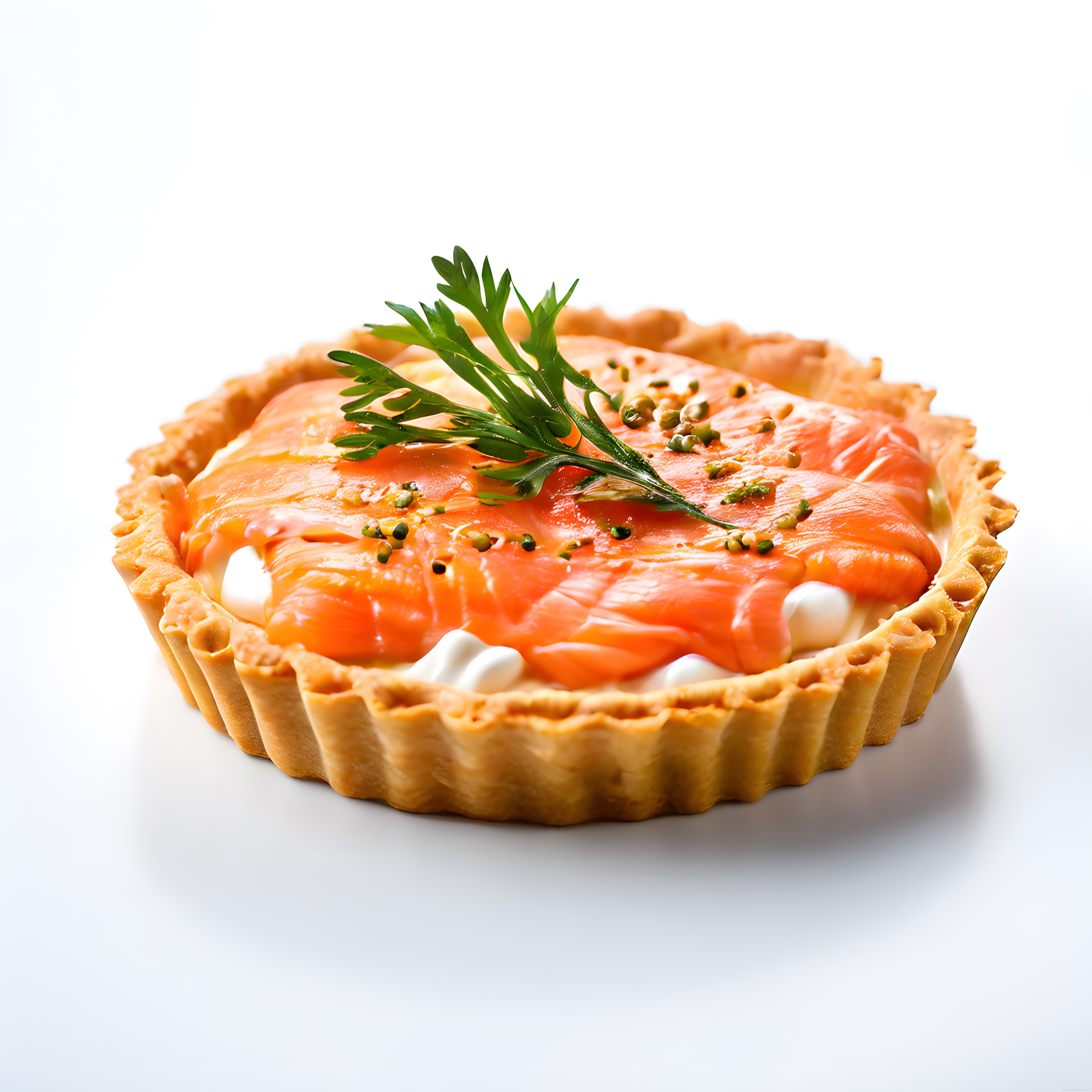 Taze Somonlu Krem Peynirli Mini Tart: Kahvaltılık Brunch Tarifi