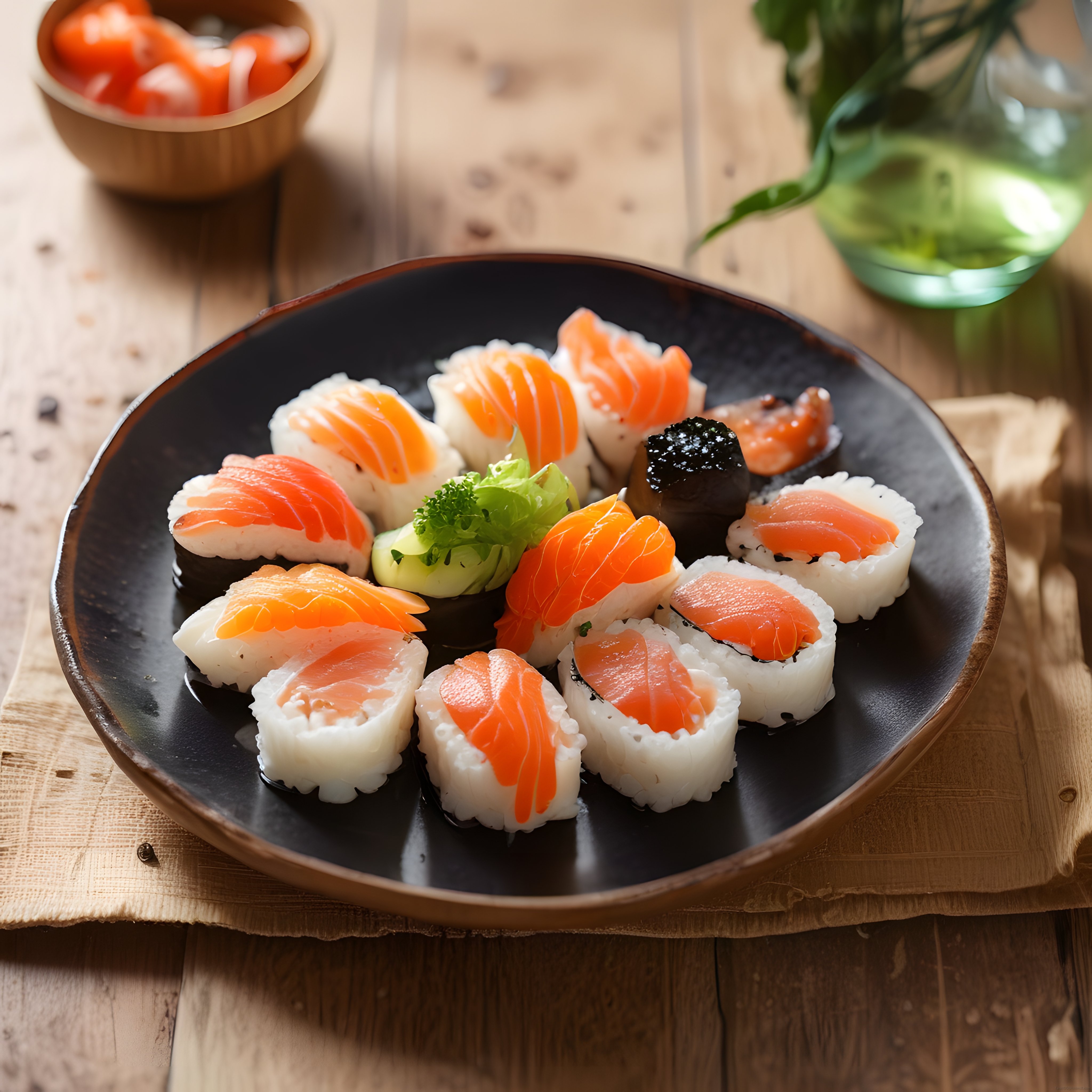 Taze Somonlu Nigiri ve Maki Sushi: Japon Mutfağının Eşsiz Lezzeti
