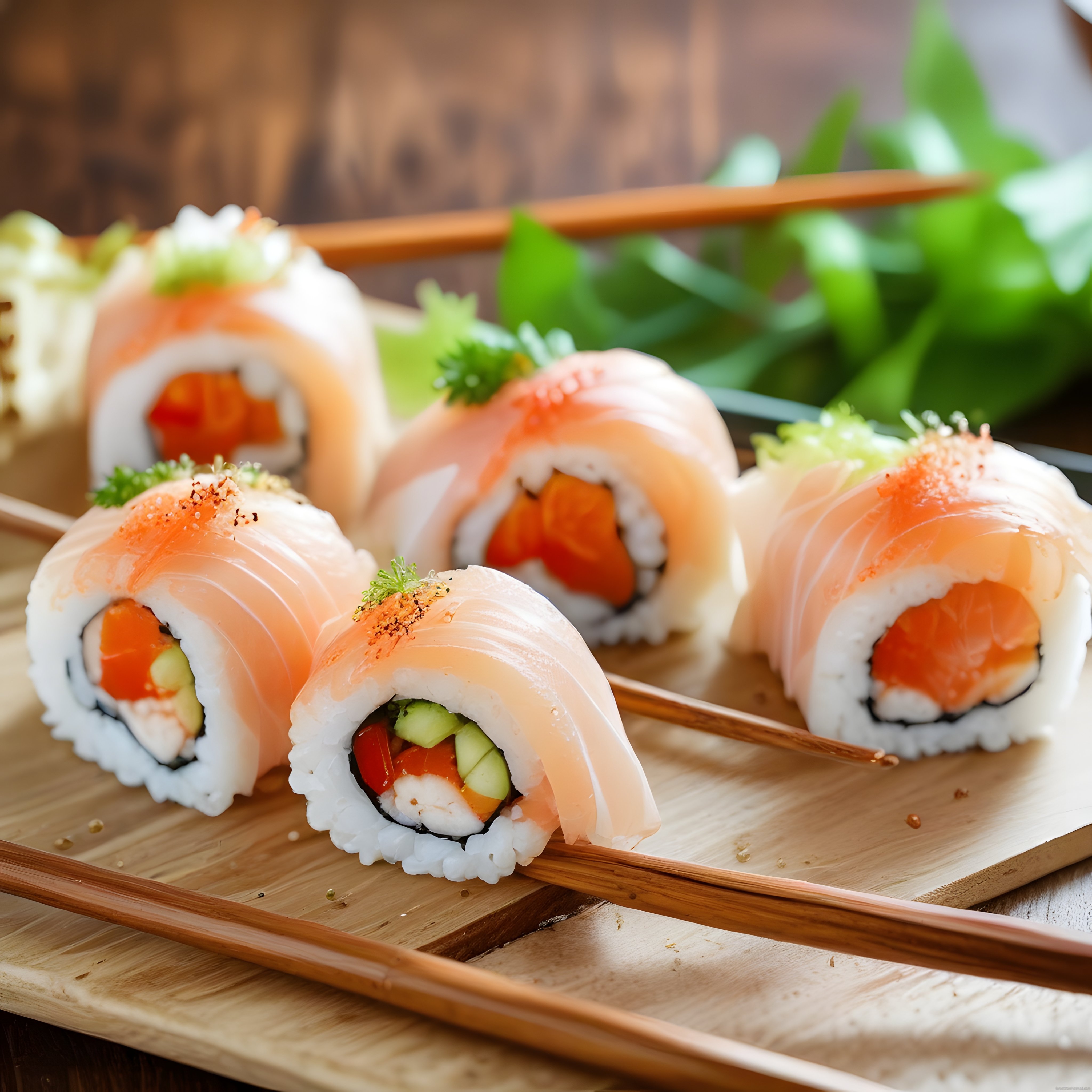 Taze Somonlu Uramaki Sushi Tarifi: Ev Yapımı Japon Lezzeti ve Sunum İpuçları